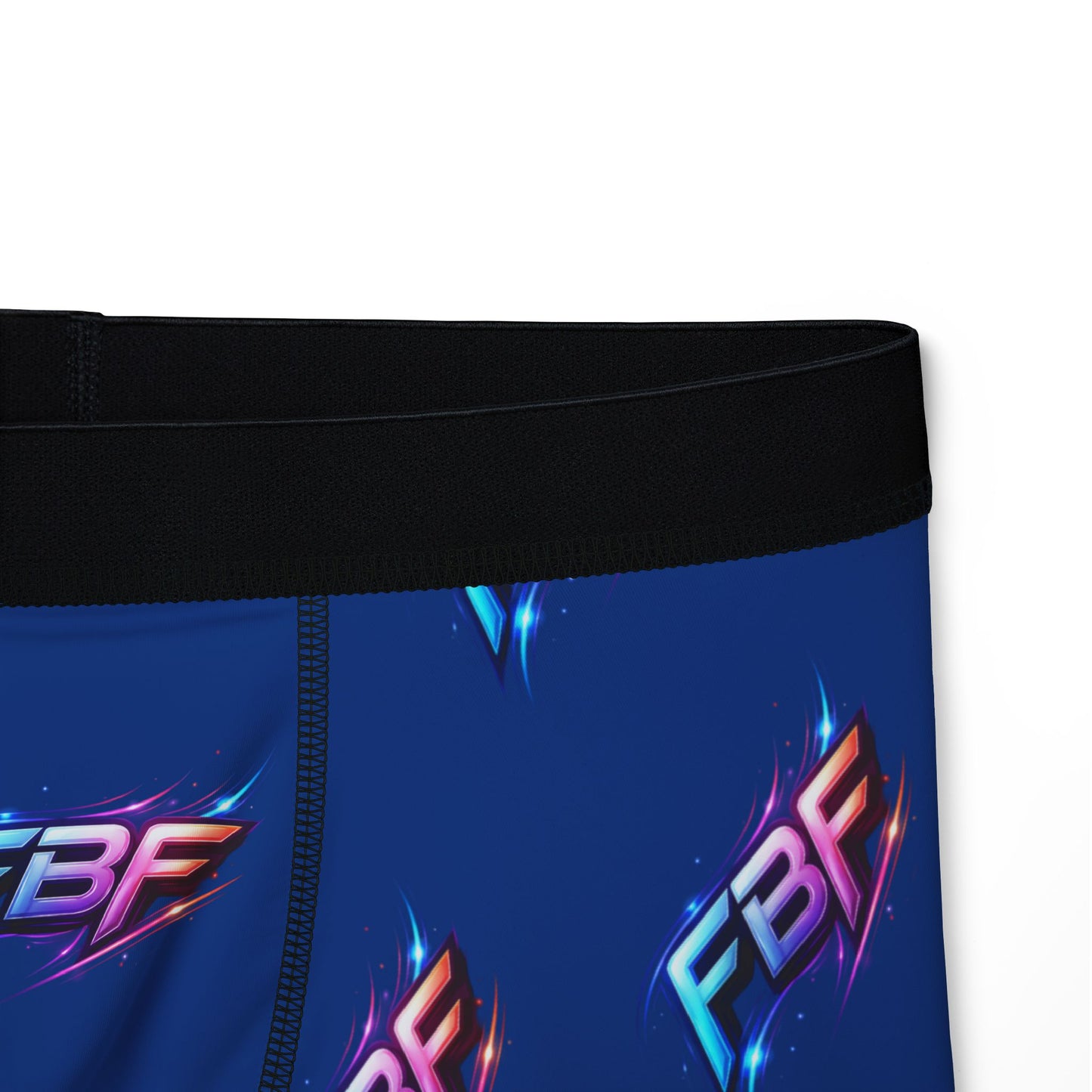 Retro Neon Logo Men’s Boxer Briefs – FBF All-Over Print