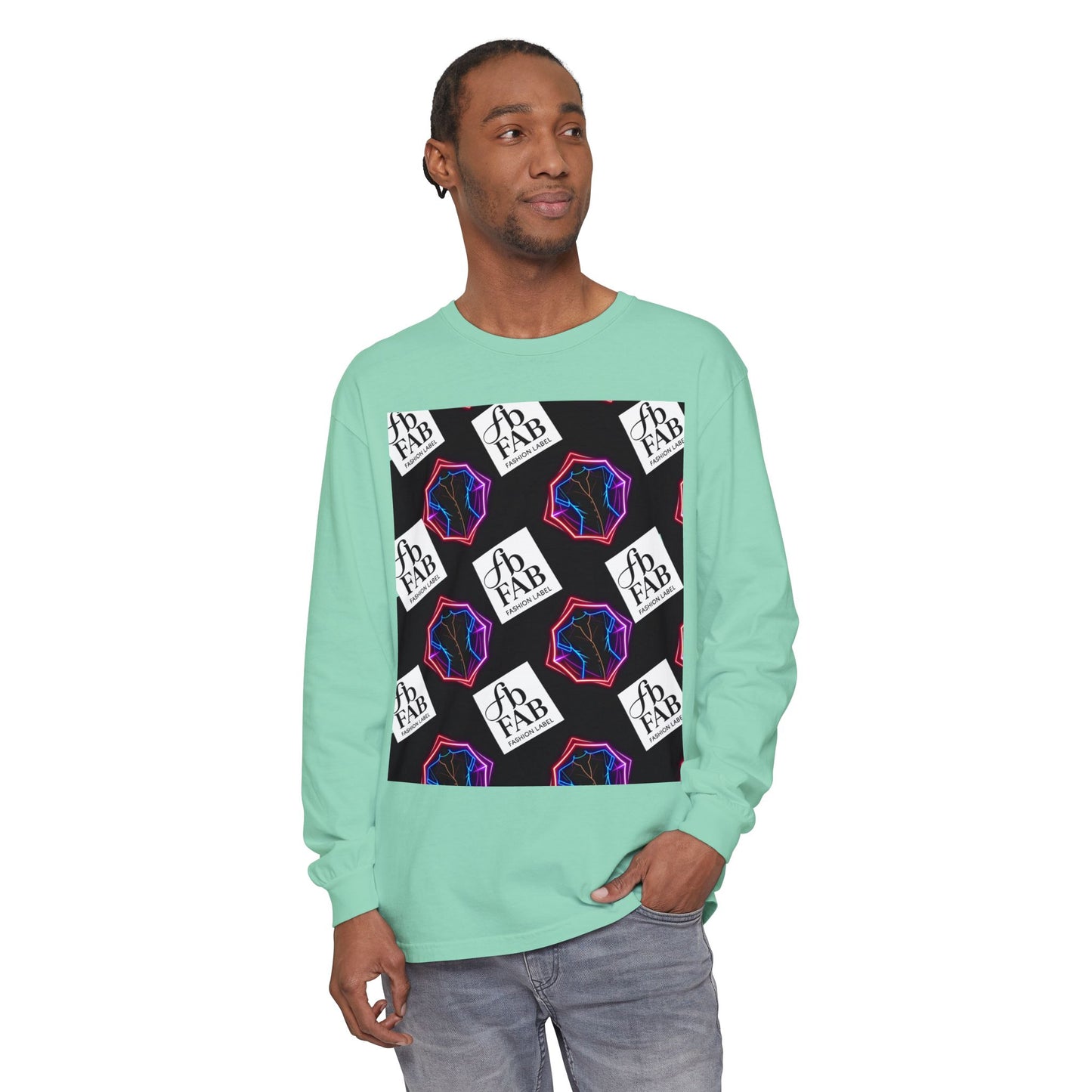 Unisex Garment-dyed Long Sleeve T-Shirt