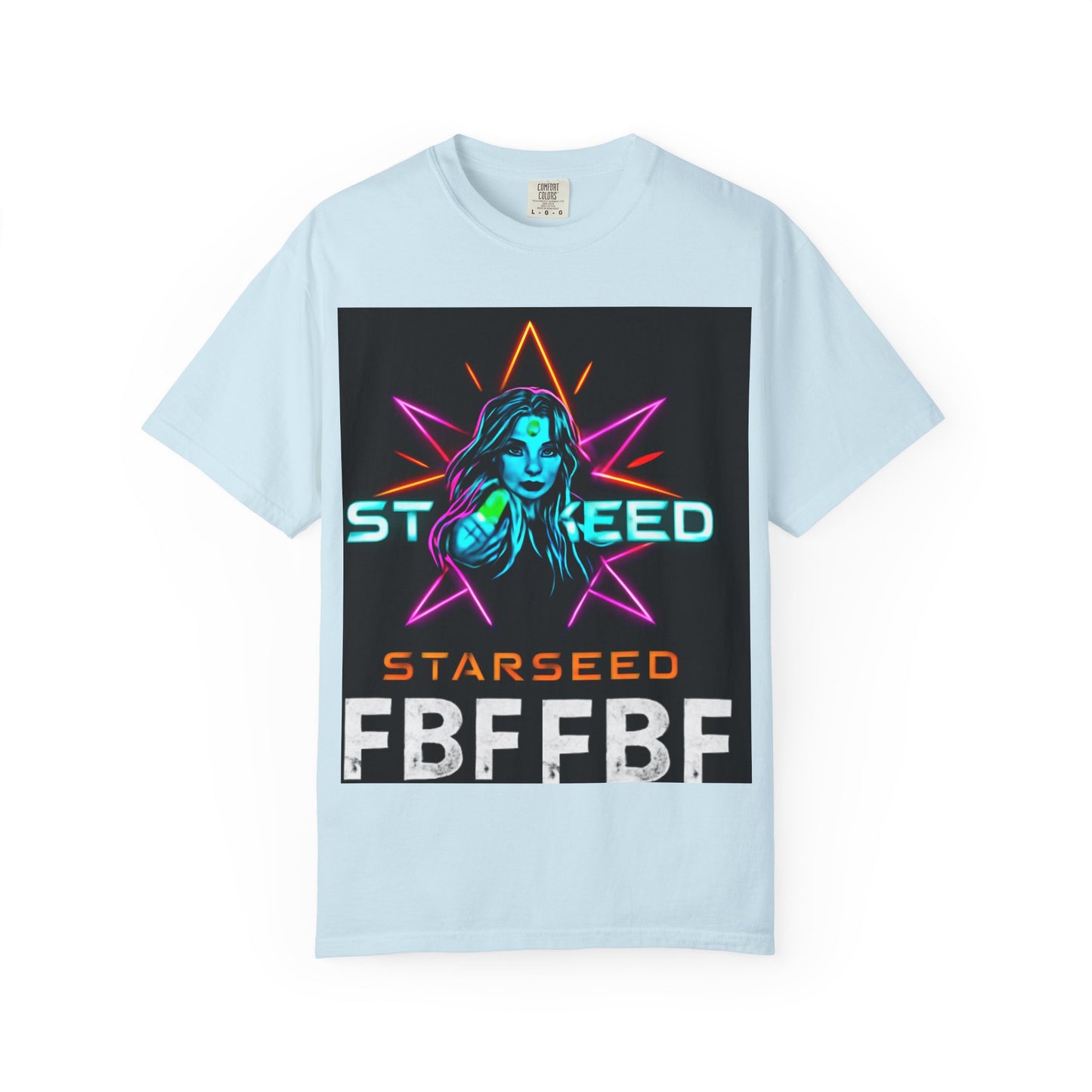 Neon Graphic T-Shirt - Starseed FBF Tee, Unisex Fashion, Cool Gift, Festival Wear, Retro Style, Casual Streetwear