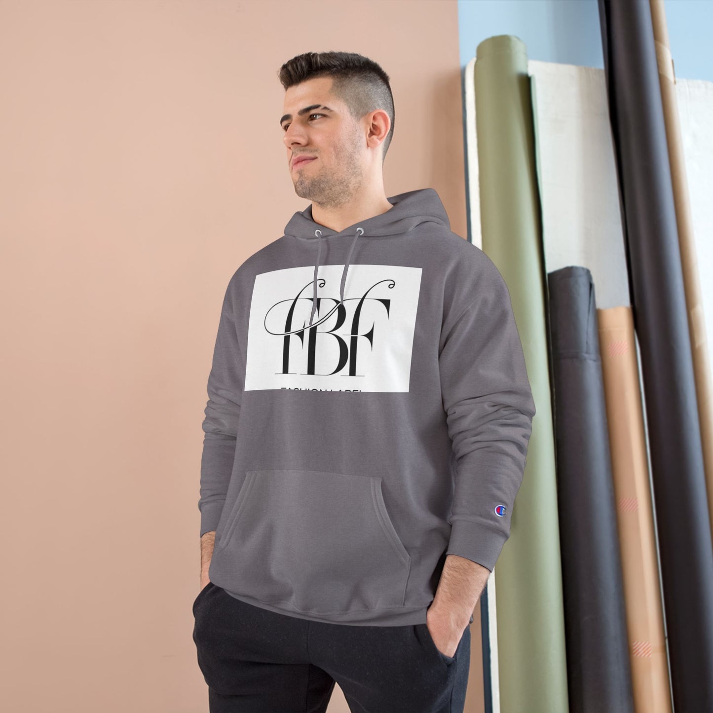 FBF Neon Champion Hoodie | Casual Streetwear for All Occasions