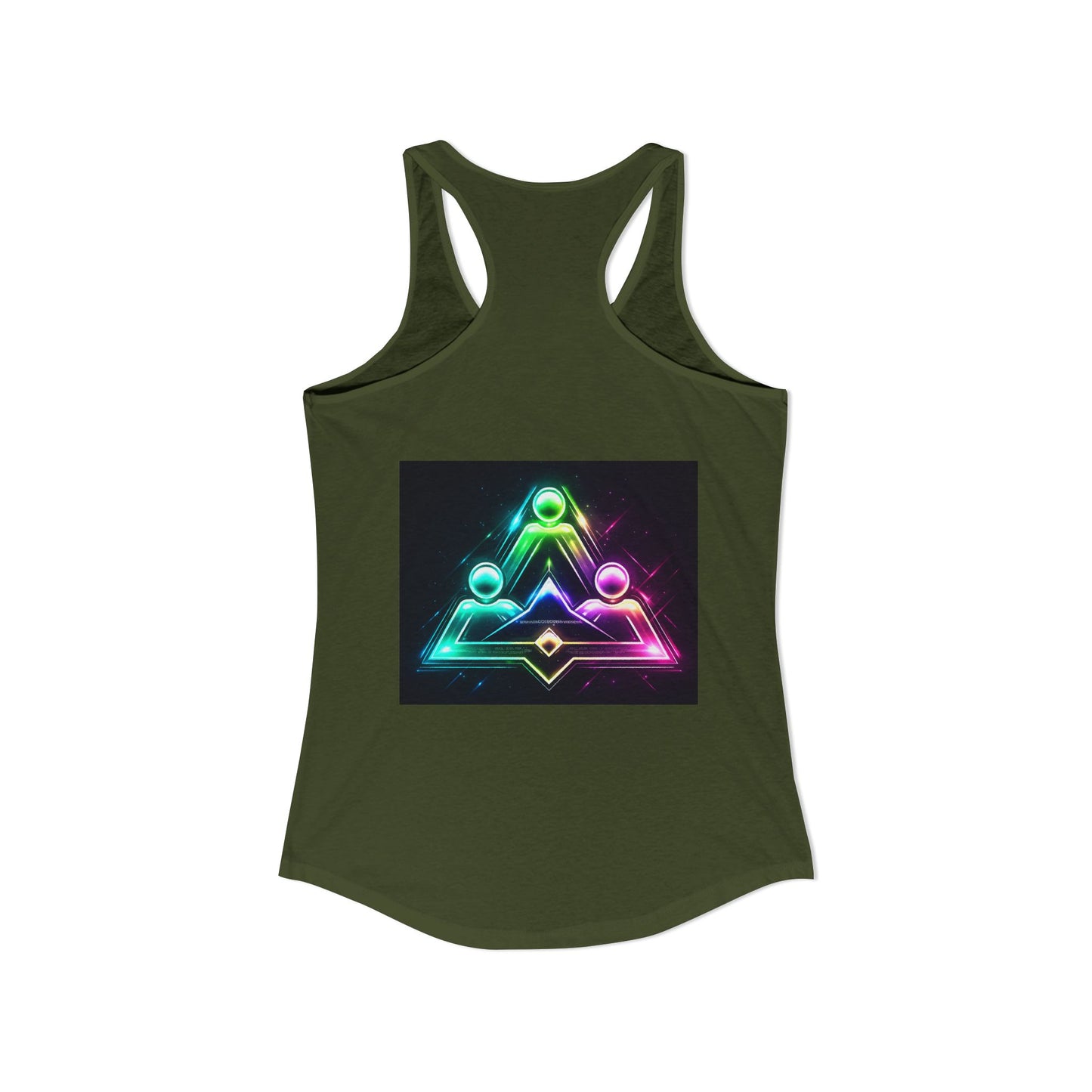 True strength don’t need numbers Women's Ideal Racerback Tank