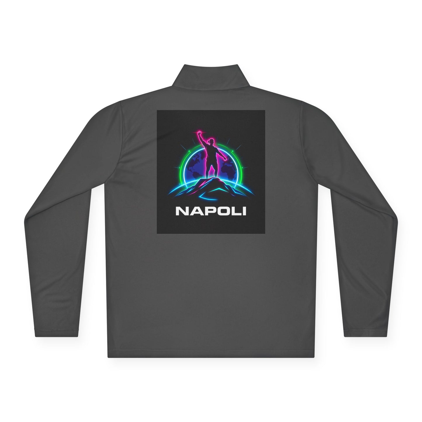 Vibrant Unisex Quarter-Zip Pullover - Perfect for Casual Outings, Outdoor Adventures, Gifts, Napoli Inspired Apparel, Stylish Activewear