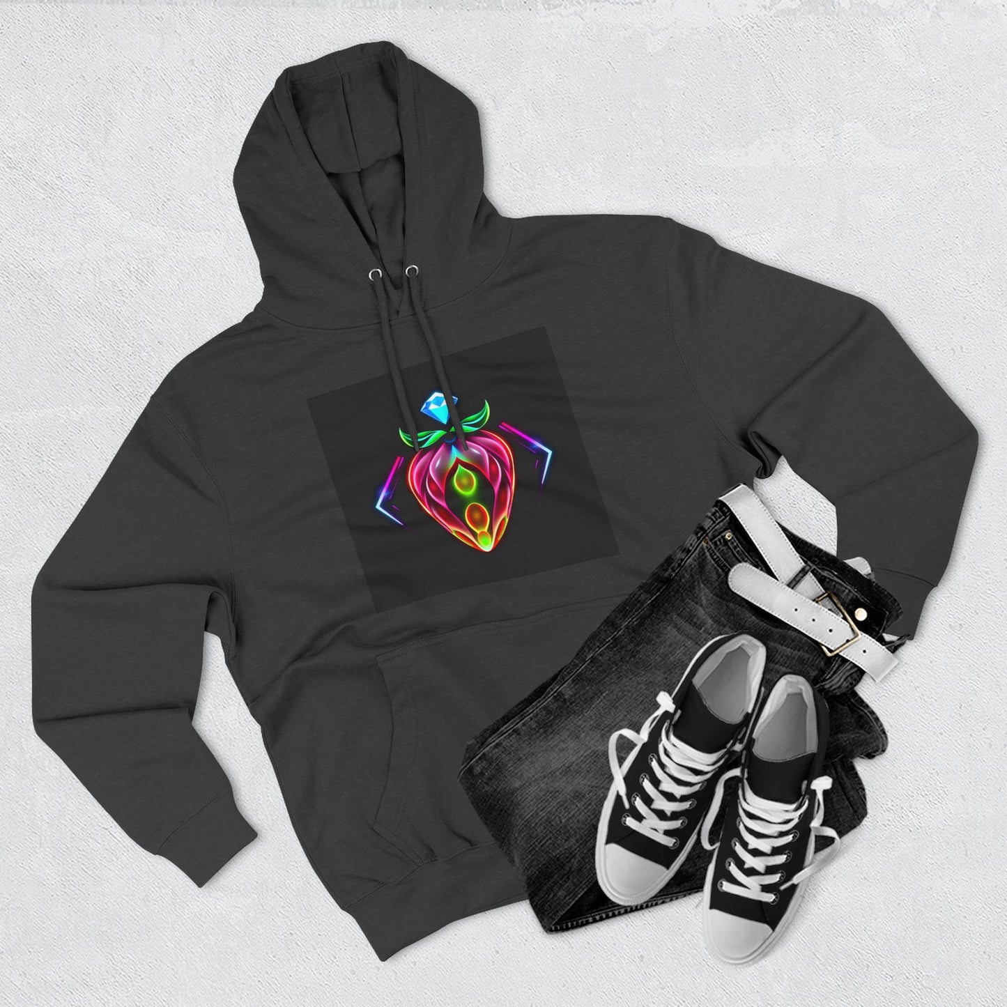 Vibrant Art Hoodie, Colorful Fleece Hoodie, Unique Sweatshirt, Artistic Gift, Cozy Layer for Every Occasion