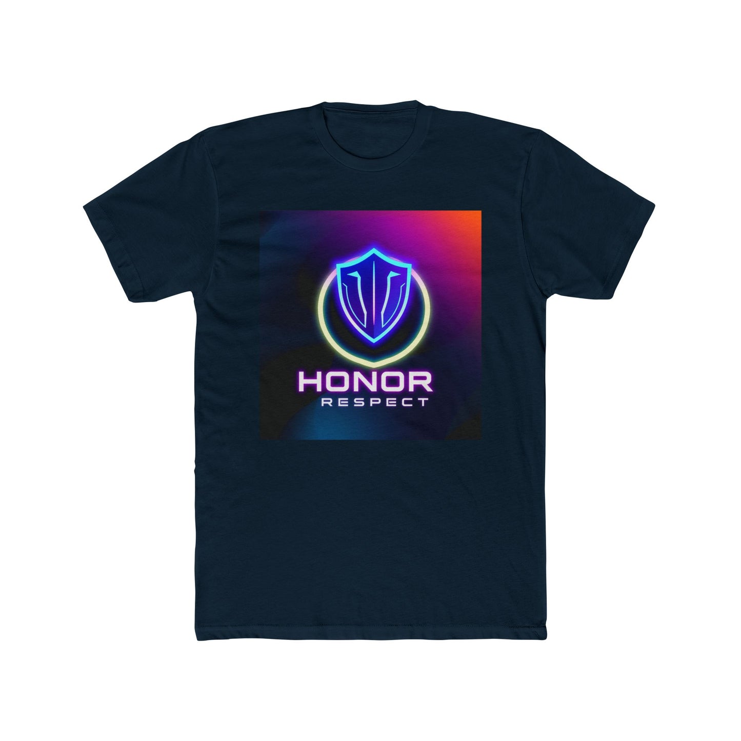 Unisex Cotton Crew Tee with Honor Respect and Role Model Design - Ideal for Gifts, Casual Wear, Appreciation Events, and Motivational Days