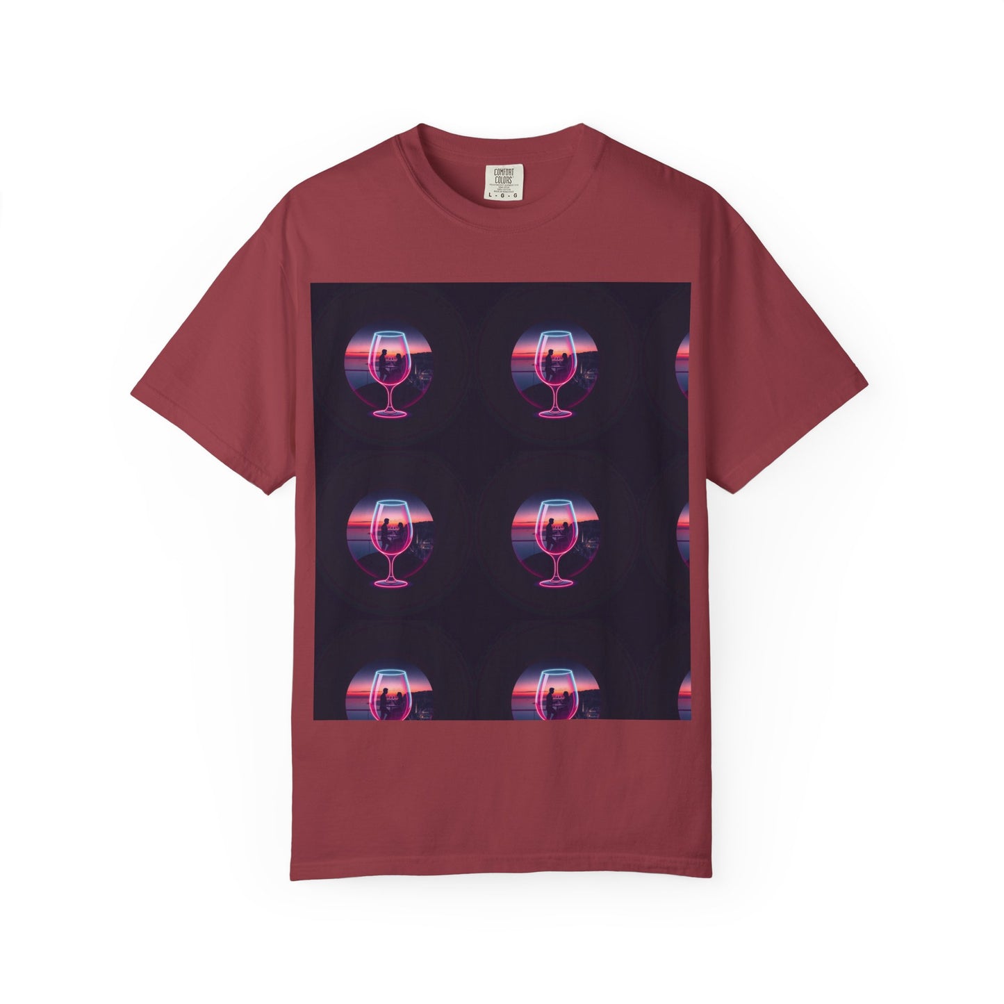 Retro Sunset Glasses T-Shirt, Unisex Garment-Dyed Tee for Casual Wear, Vintage Aesthetic Shirt, Gift for Friends, Summer Vibes Tee, [...]