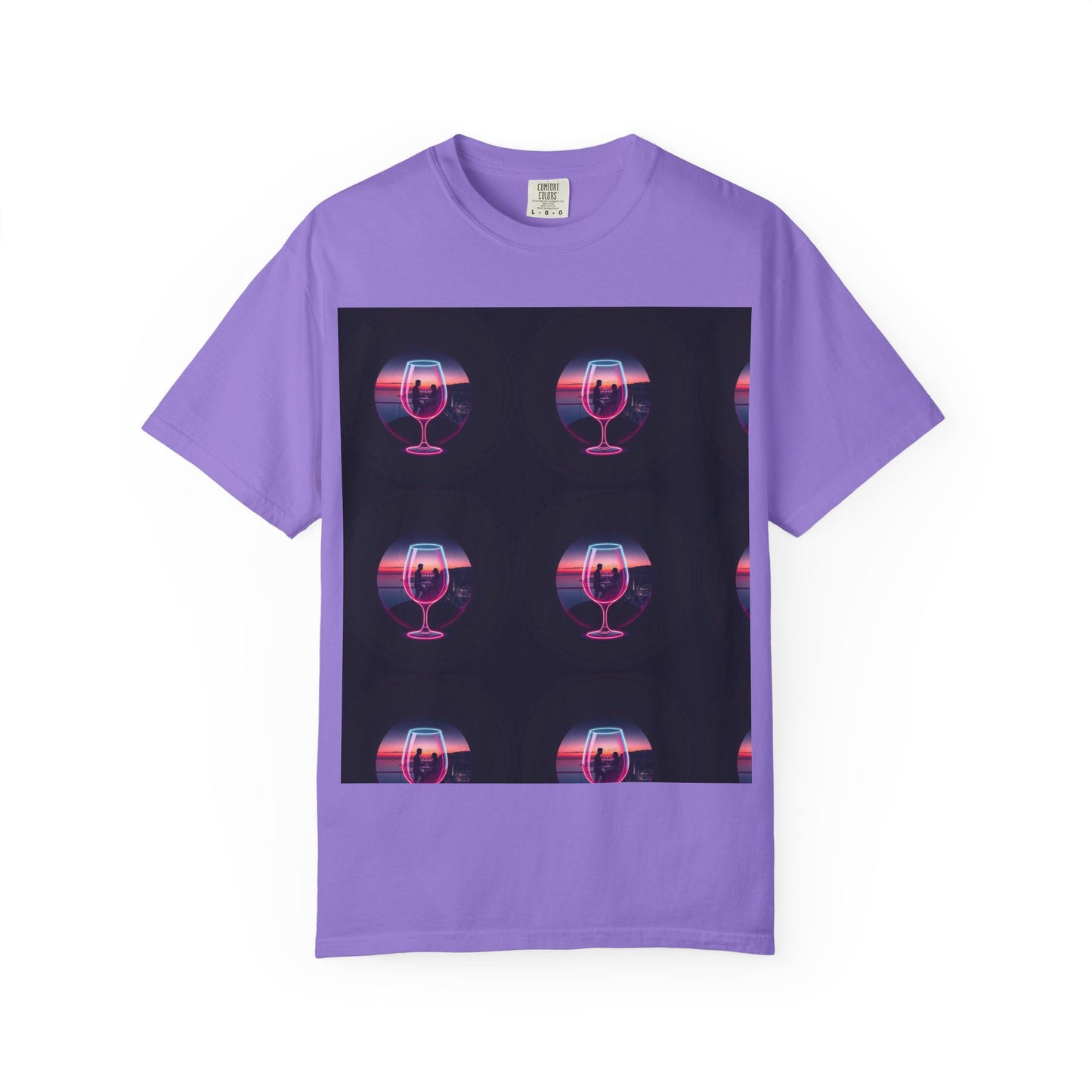 Retro Sunset Glasses T-Shirt, Unisex Garment-Dyed Tee for Casual Wear, Vintage Aesthetic Shirt, Gift for Friends, Summer Vibes Tee, [...]