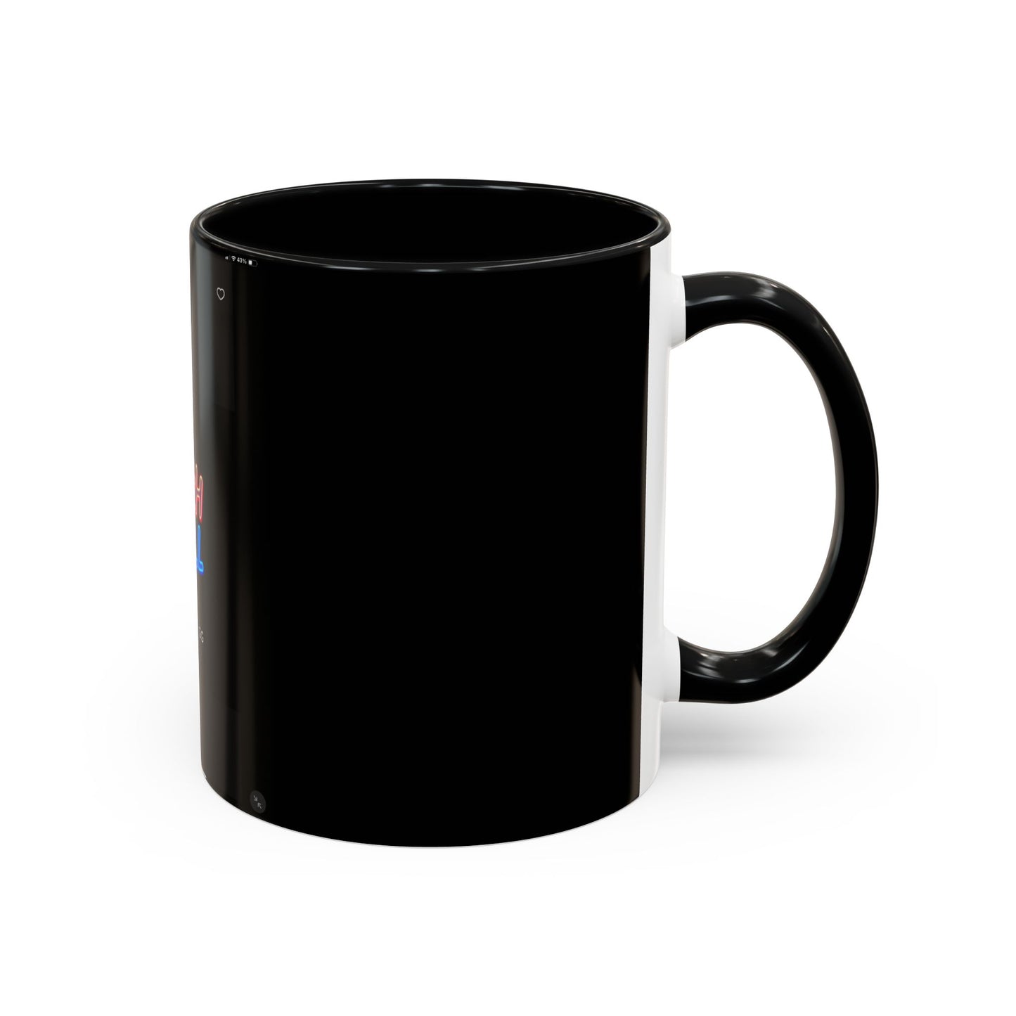 Faith by Fall Accent Coffee Mug - 11/15oz Black Ceramic Cup for Inspirational Gifts