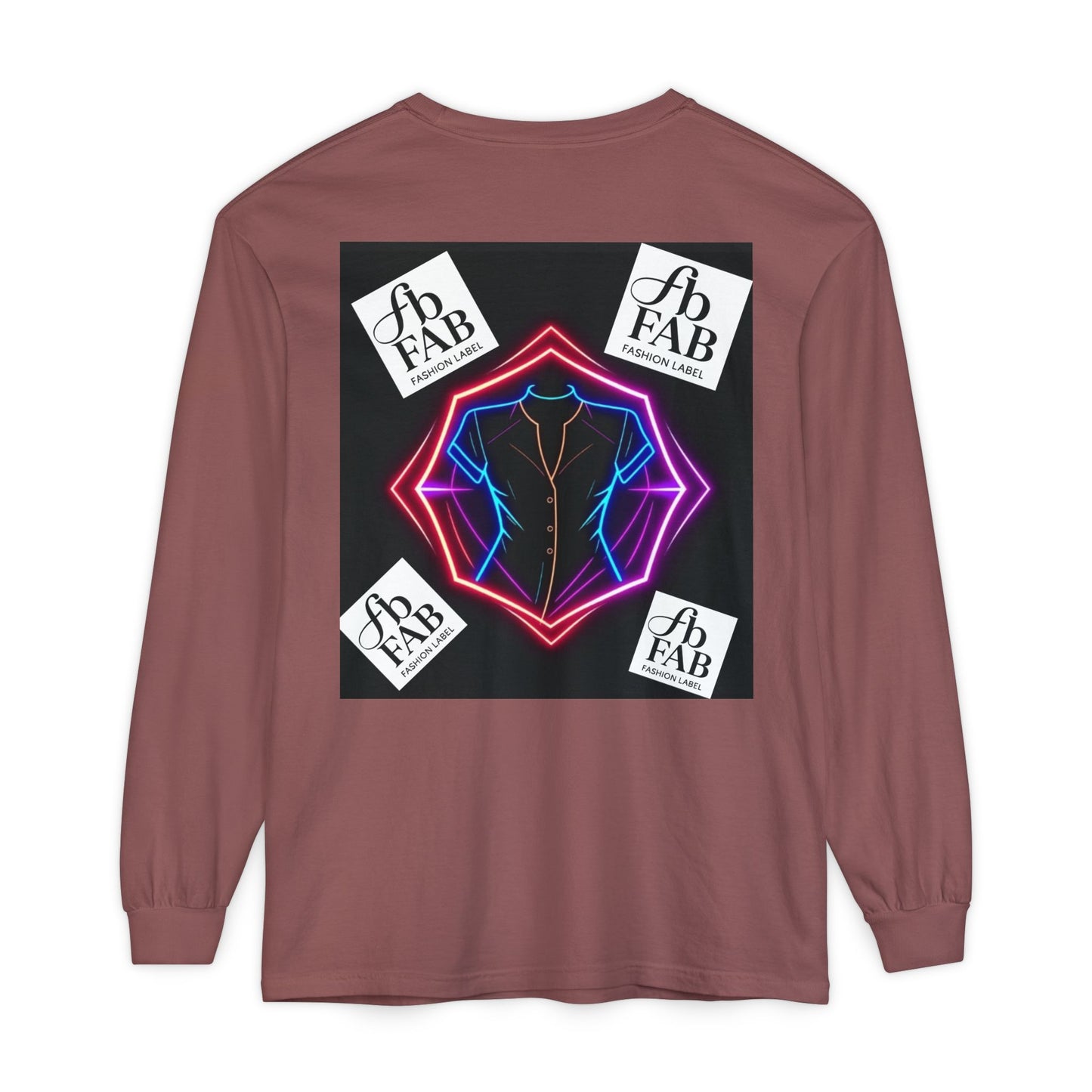 Unisex Garment-dyed Long Sleeve T-Shirt