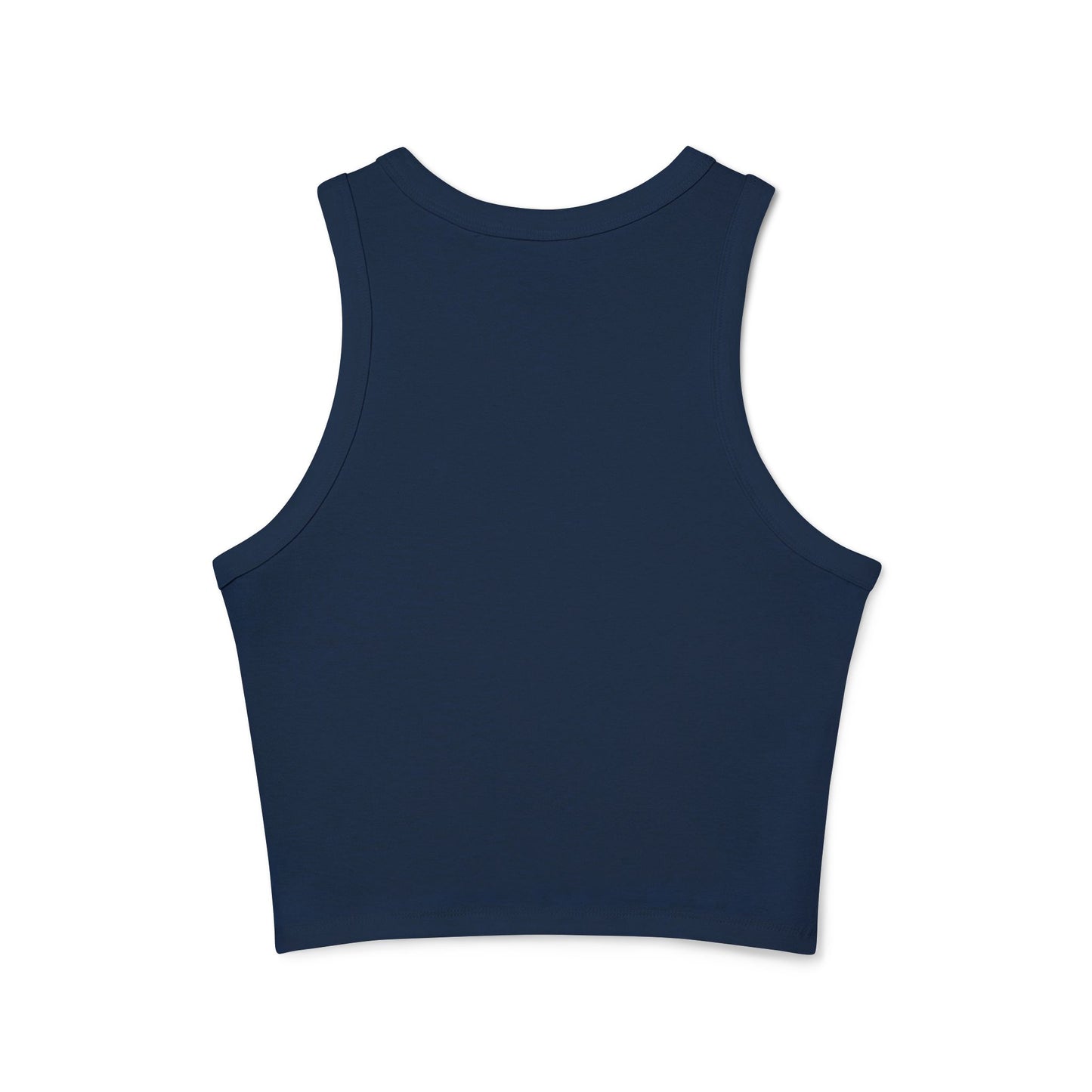 Cozy Women's Micro Rib Racer Tank Top with Bridge Design