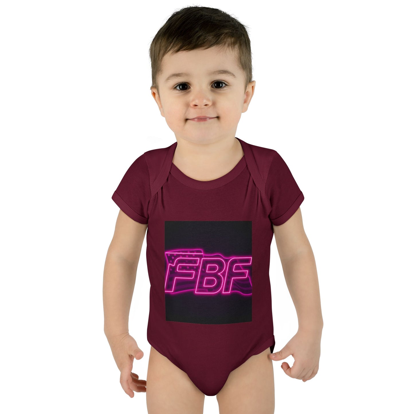 Neon Baby Bodysuit for Trendy Infants, Cool Graphic Onesie, Unique Baby Gift, Personalized Baby Outfit, Modern Infant Apparel