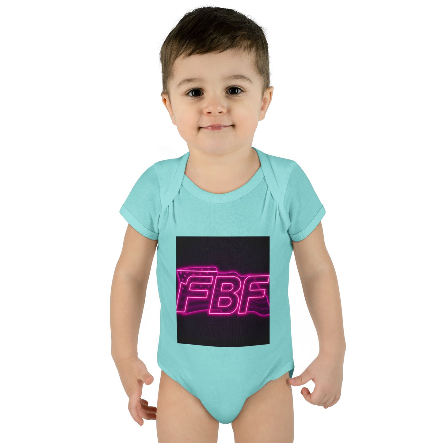 Neon Baby Bodysuit for Trendy Infants, Cool Graphic Onesie, Unique Baby Gift, Personalized Baby Outfit, Modern Infant Apparel