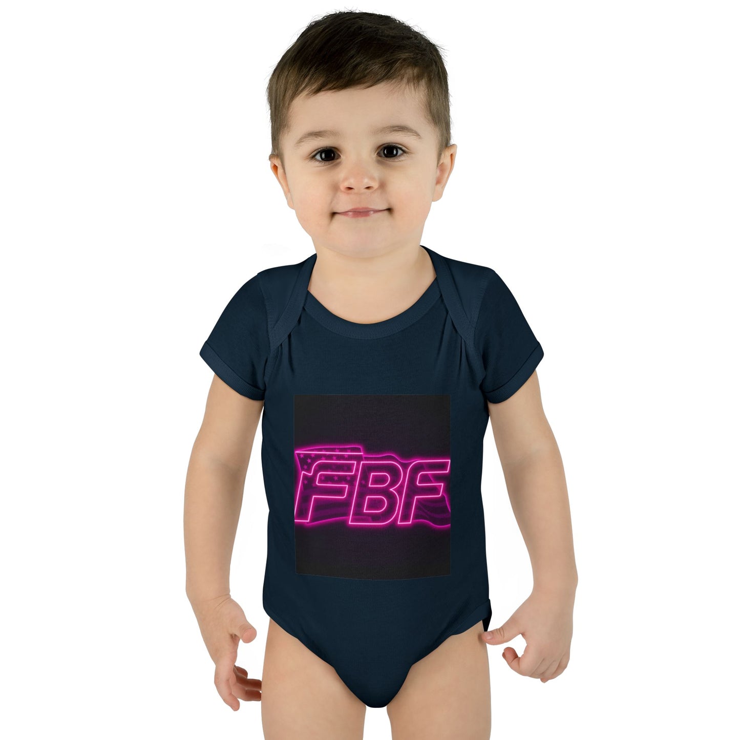 Neon Baby Bodysuit for Trendy Infants, Cool Graphic Onesie, Unique Baby Gift, Personalized Baby Outfit, Modern Infant Apparel