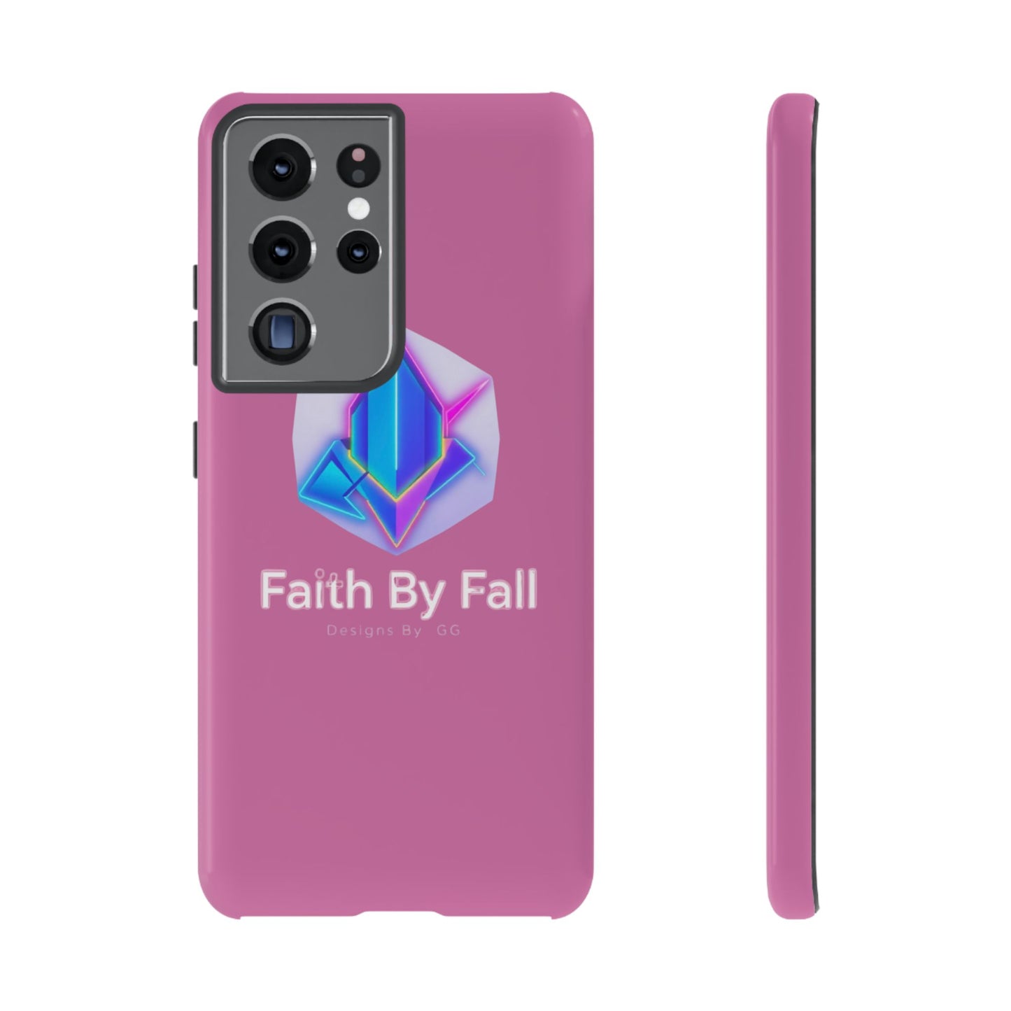 Vibrant Phone Case with Motivational Design - Faith By Fall, Colorful Phone Cover, Customizable Mobile Accessory, Unique Gift Idea, [...]