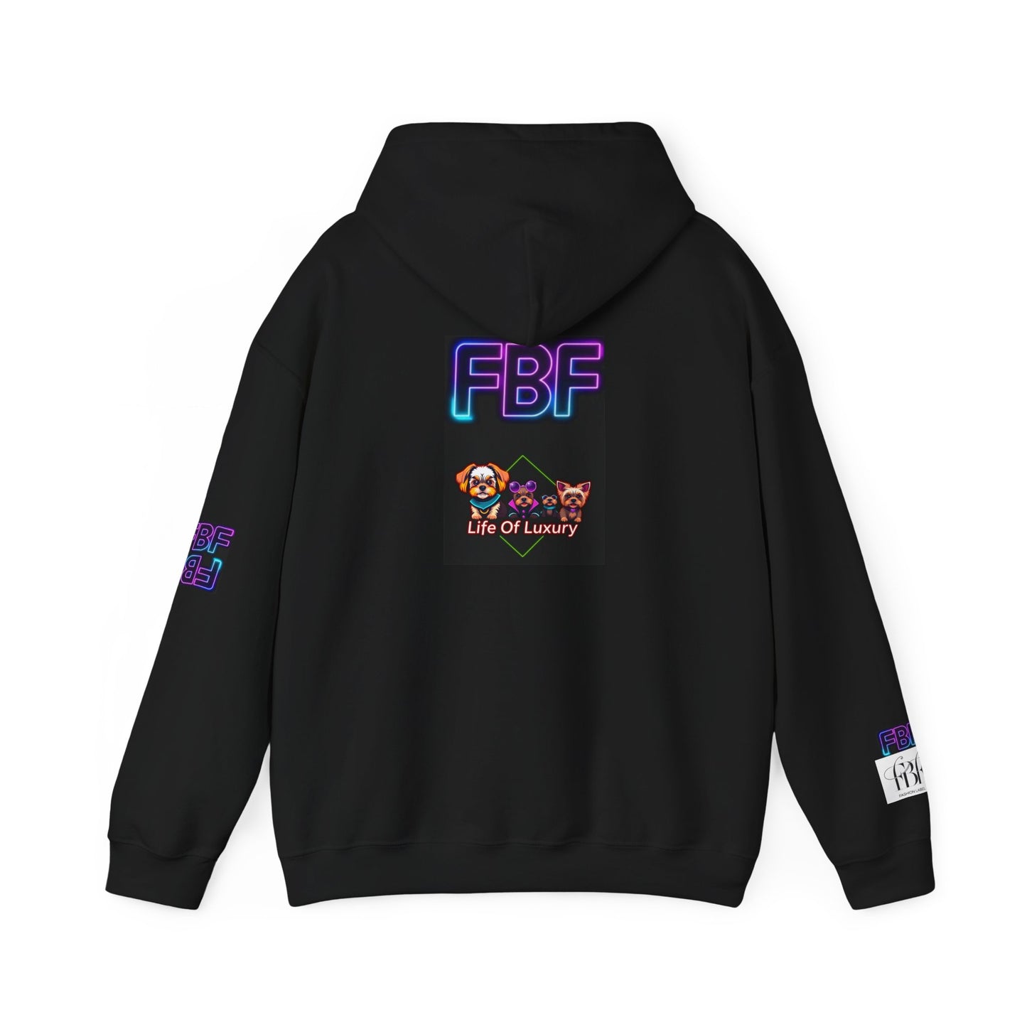 Luxury Life Unisex Hoodie - Cozy Sweatshirt for Pet Lovers, Gift for Birthdays, Everyday Wear, Chill Vibes, FBF Collection