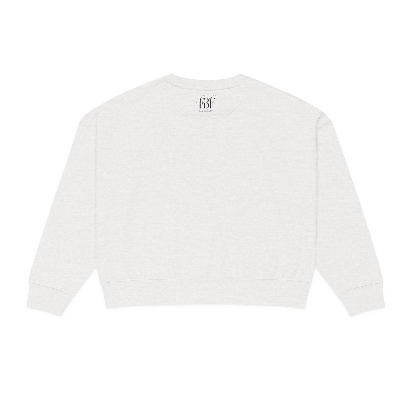 Alma Organic Crewneck Sweatshirt — Neon Retro Mountains Graphic