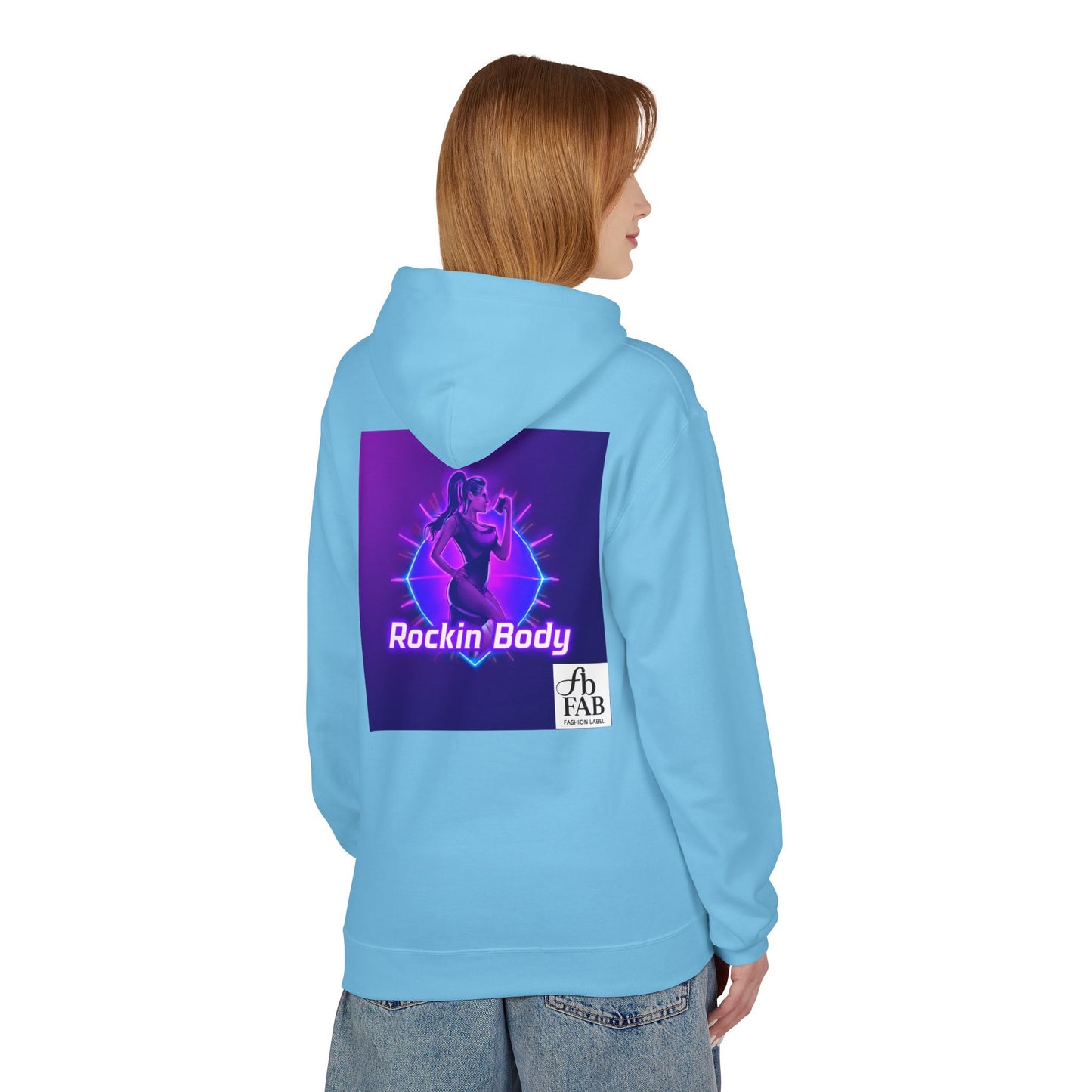 Rock Your Body Fleece Hoodie | Unisex Midweight Hoodie, Cozy Sweatshirt, Unique Gift for Fitness Lovers, Casual Wear, Music Inspired Apparel