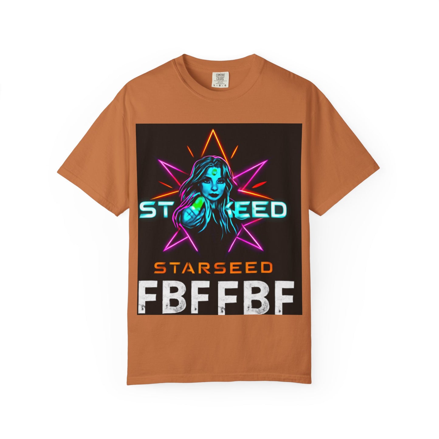 Neon Graphic T-Shirt - Starseed FBF Tee, Unisex Fashion, Cool Gift, Festival Wear, Retro Style, Casual Streetwear