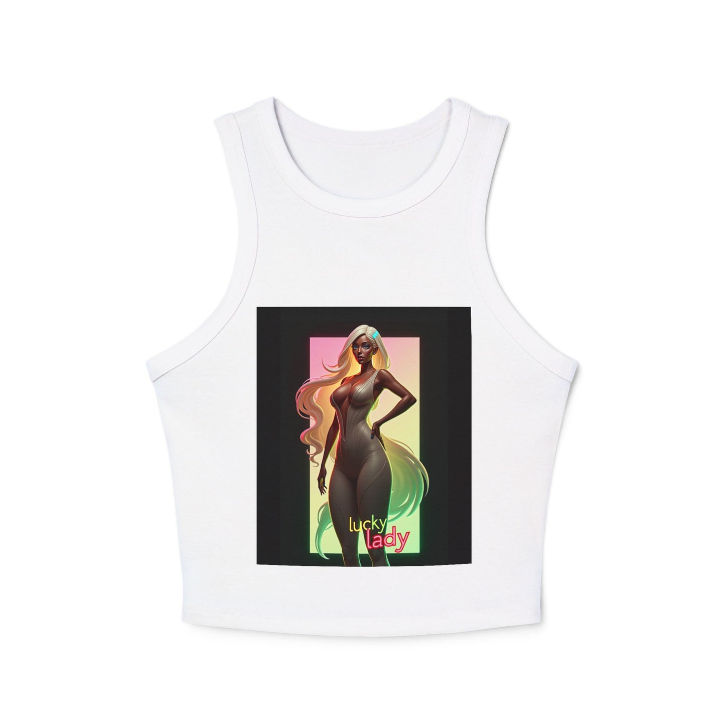 Women's Micro Rib Racer Tank Top