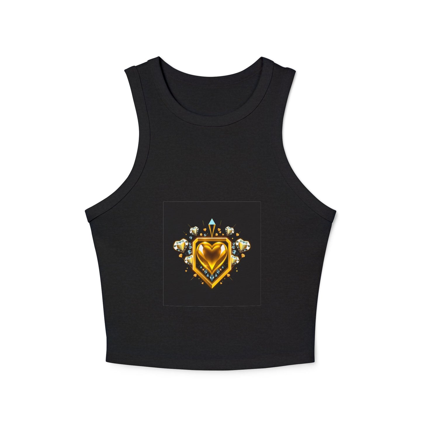 Heart Shield Women's Micro Rib Racer Tank Top