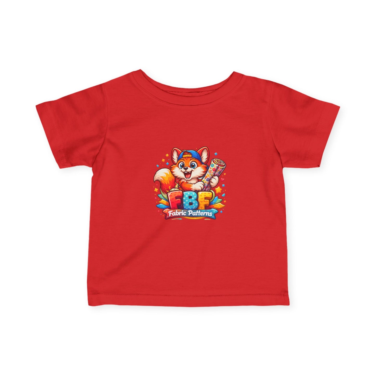 Infant Tee — Cute Fox "Faith Fox" Graphic Baby Shirt