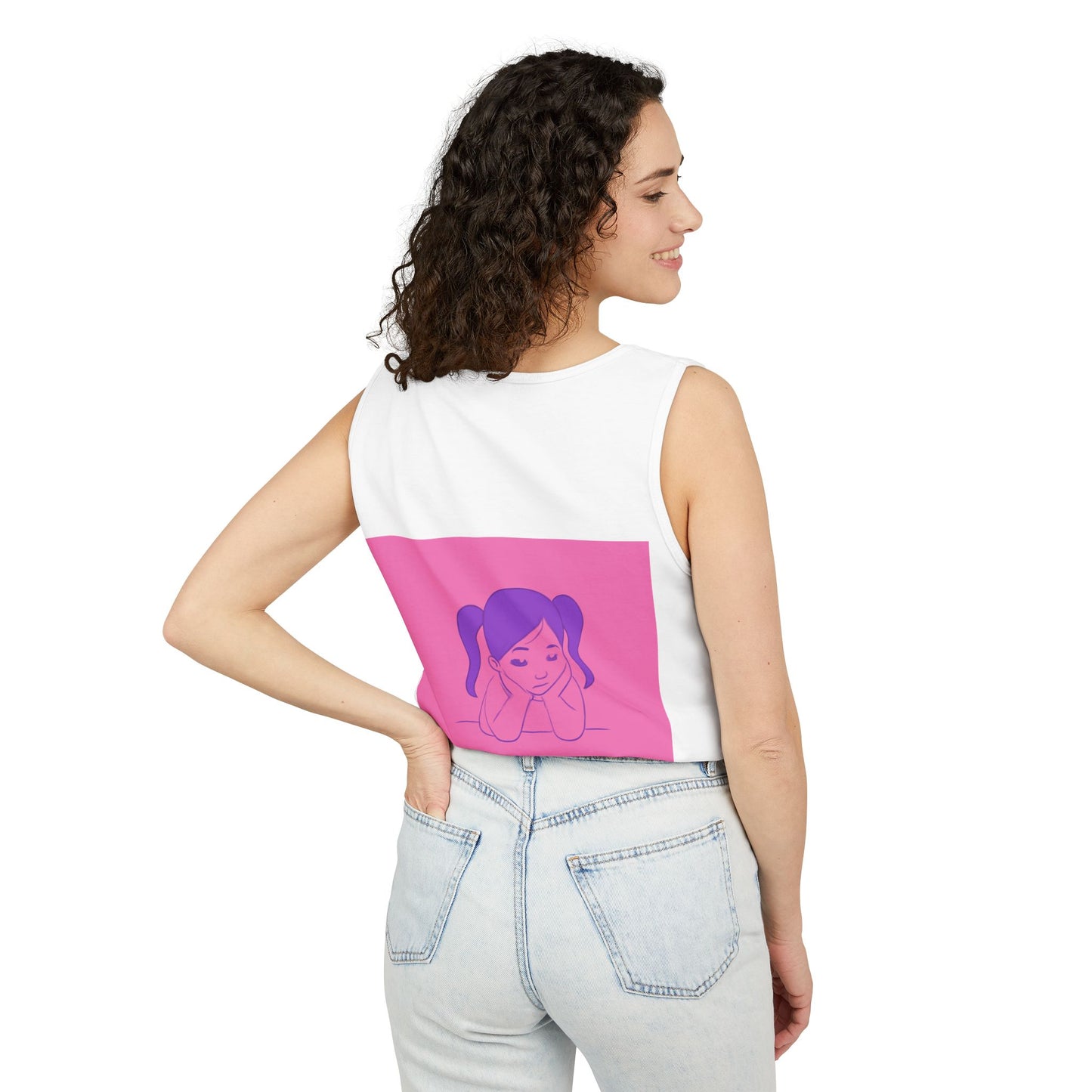 Unisex Graphic Tank Top, Cute Casual Summer Wear, Perfect for Gifts, Self-Love Celebration, Festive & Fun, Daily Comfort