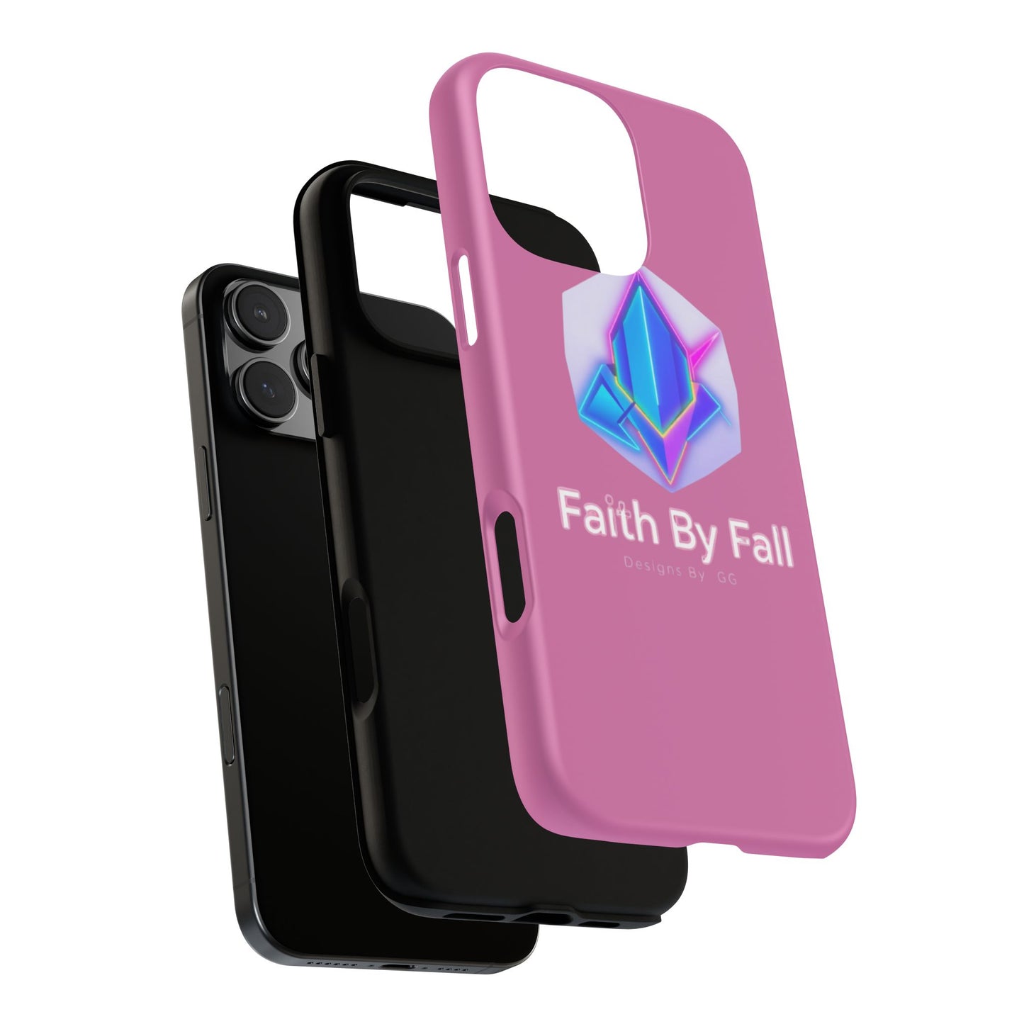 Vibrant Phone Case with Motivational Design - Faith By Fall, Colorful Phone Cover, Customizable Mobile Accessory, Unique Gift Idea, [...]