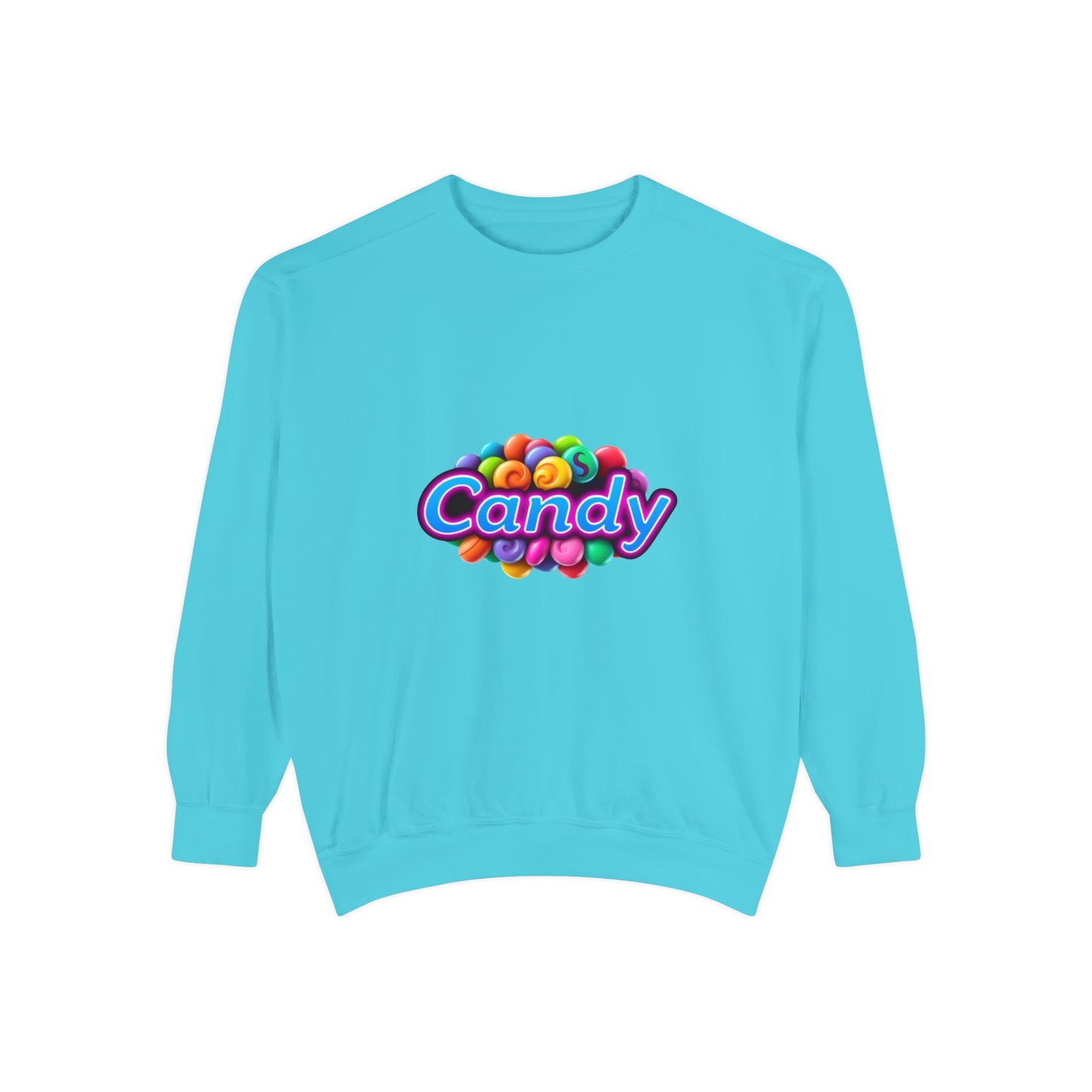 Candy-Themed Unisex Garment-Dyed Sweatshirt - Nostalgic Apparel for Sweet Lovers, Cozy Casual Wear, Gift for Candy Lovers, Colorful [...]