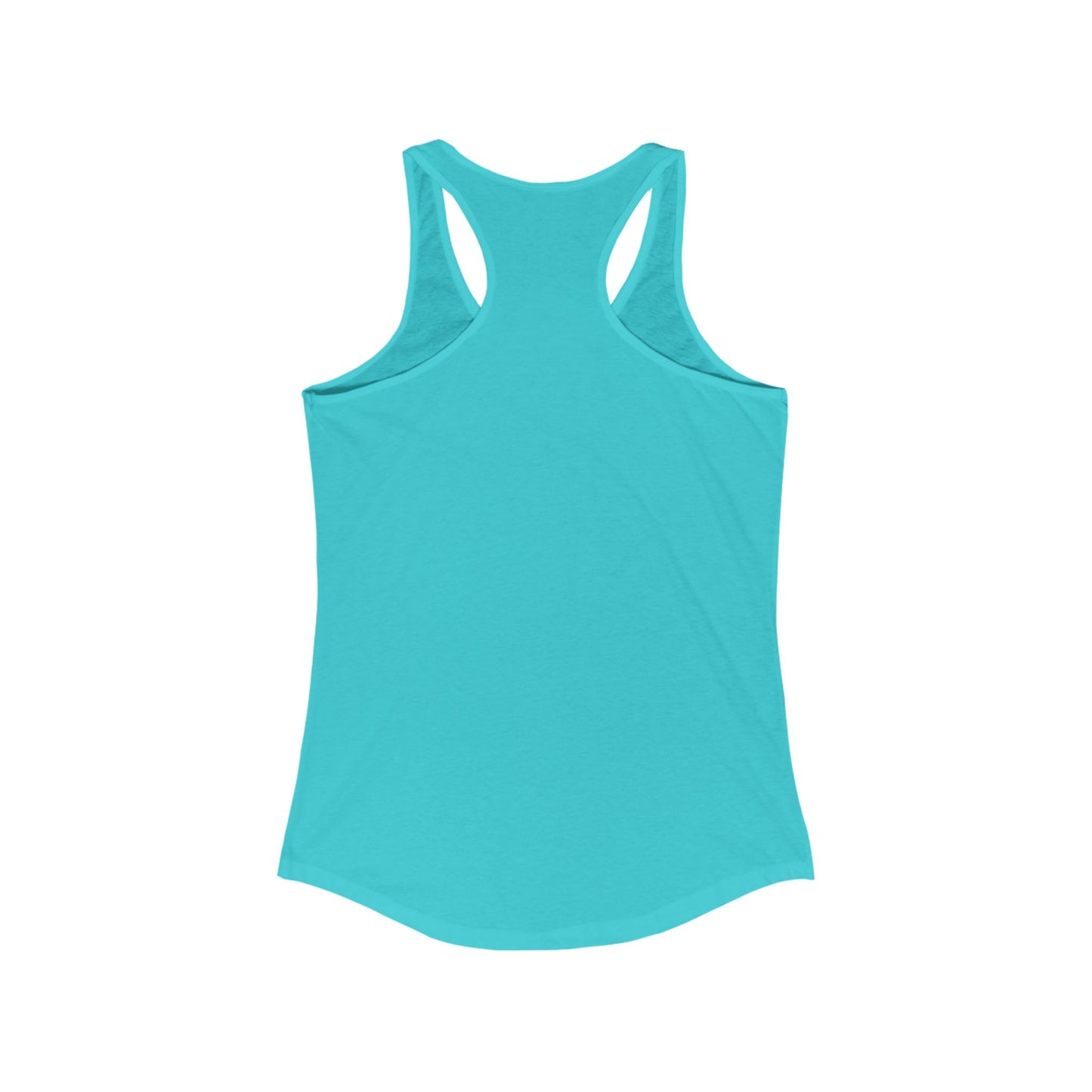 Artistic Graphic Racerback Tank Top - Stylish Casual Wear for Summer, Unique Gift for Art Lovers, Pool Parties, Gym, Music Festivals