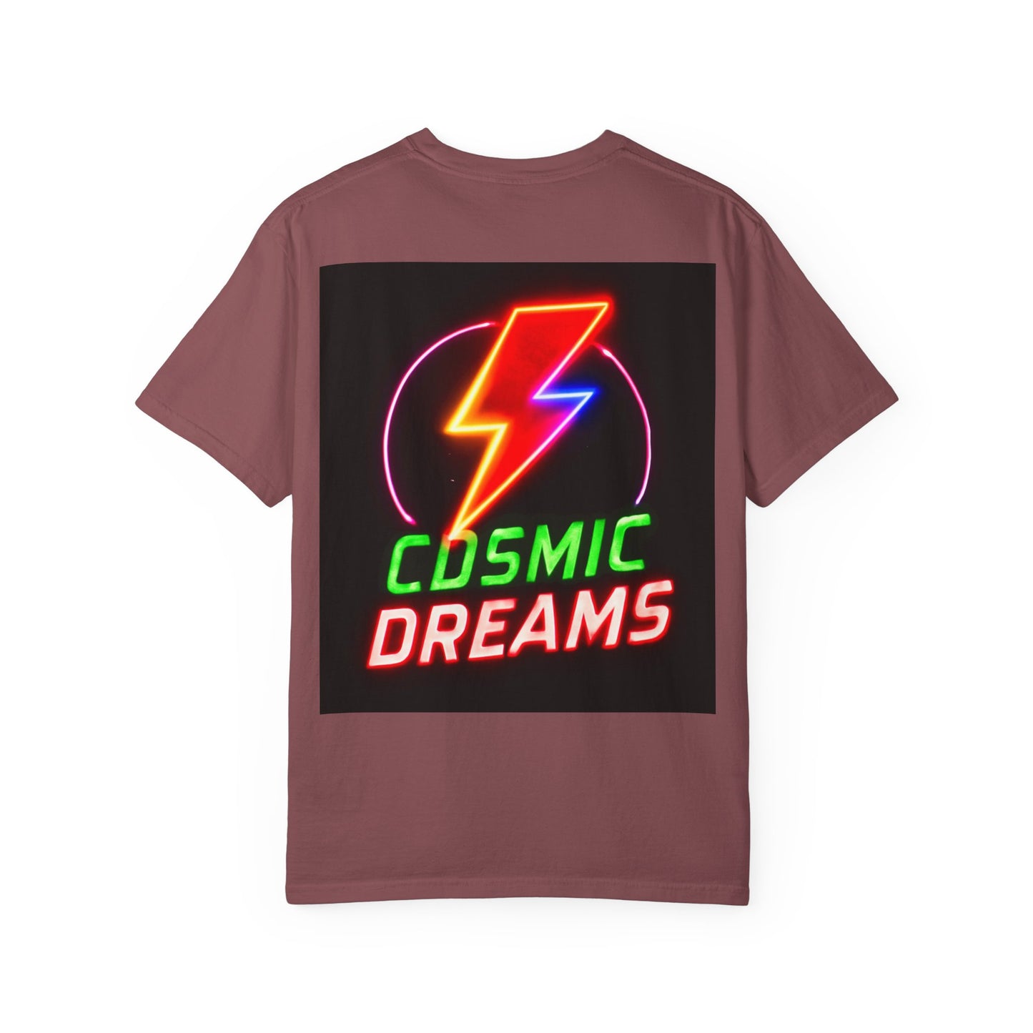 Vibrant Unisex Graphic T-Shirt, Cosmic Dreams Tee, Retro Neon Shirt, Stylish Casual Wear, Gift for Gamers & Dreamers