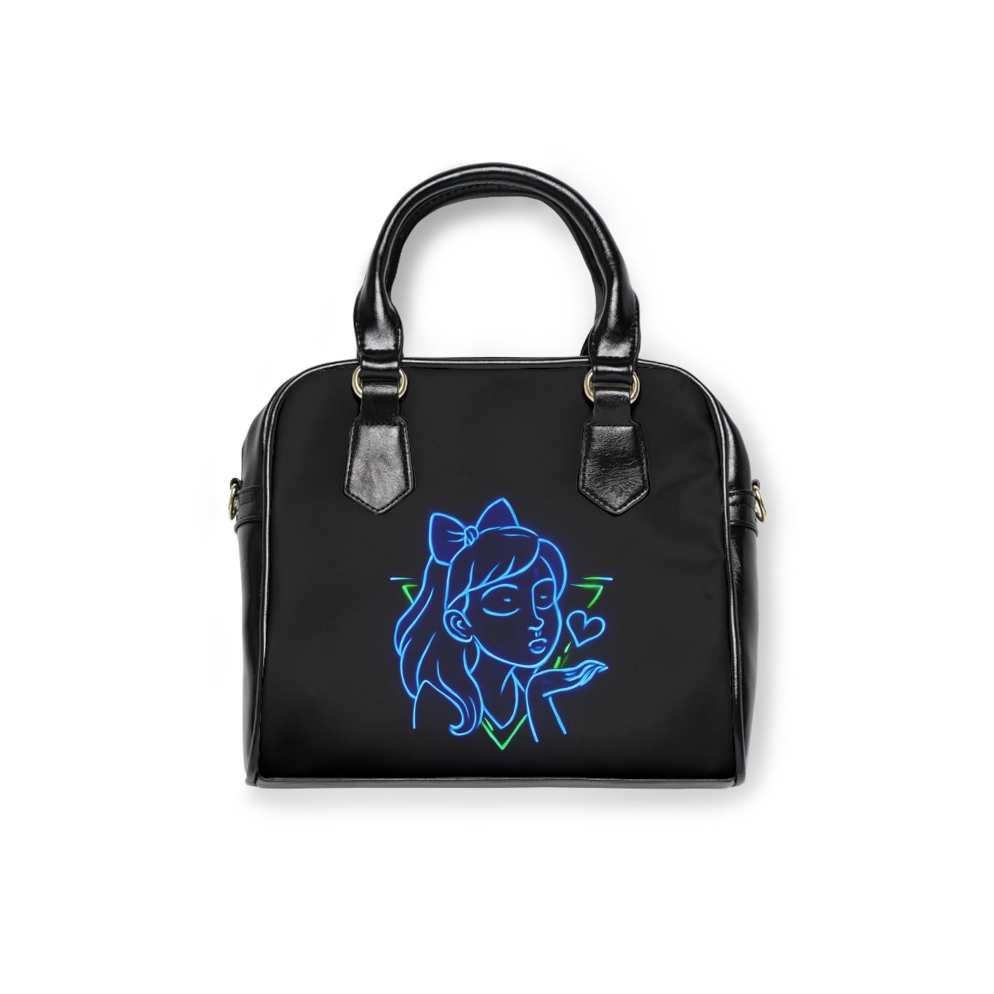 Neon Art Shoulder Handbag - Trendy Bags for Fashion Lovers, Everyday Use, Iconic Style, Gifts for Her, All Occasions