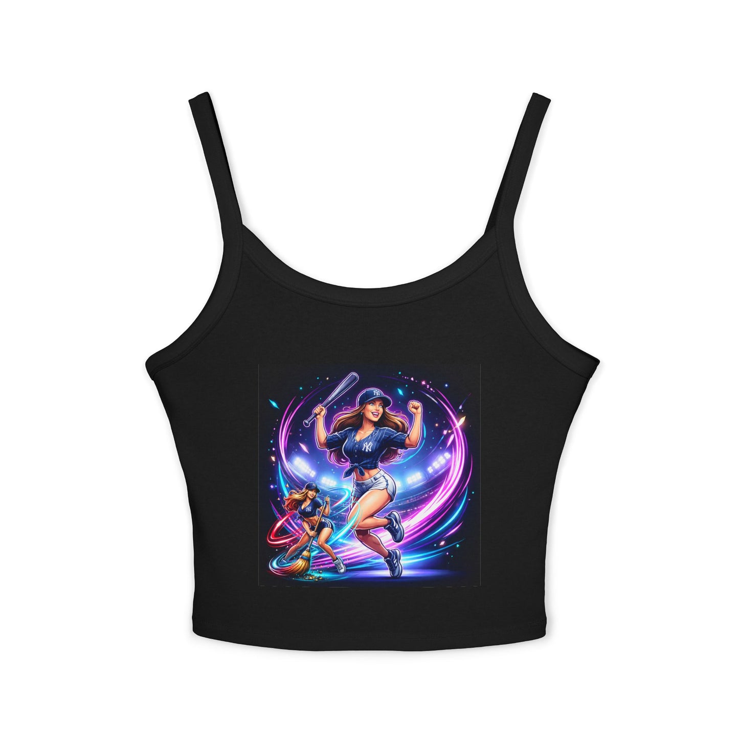 Yankees sweep Women's Spaghetti Strap Tank Top