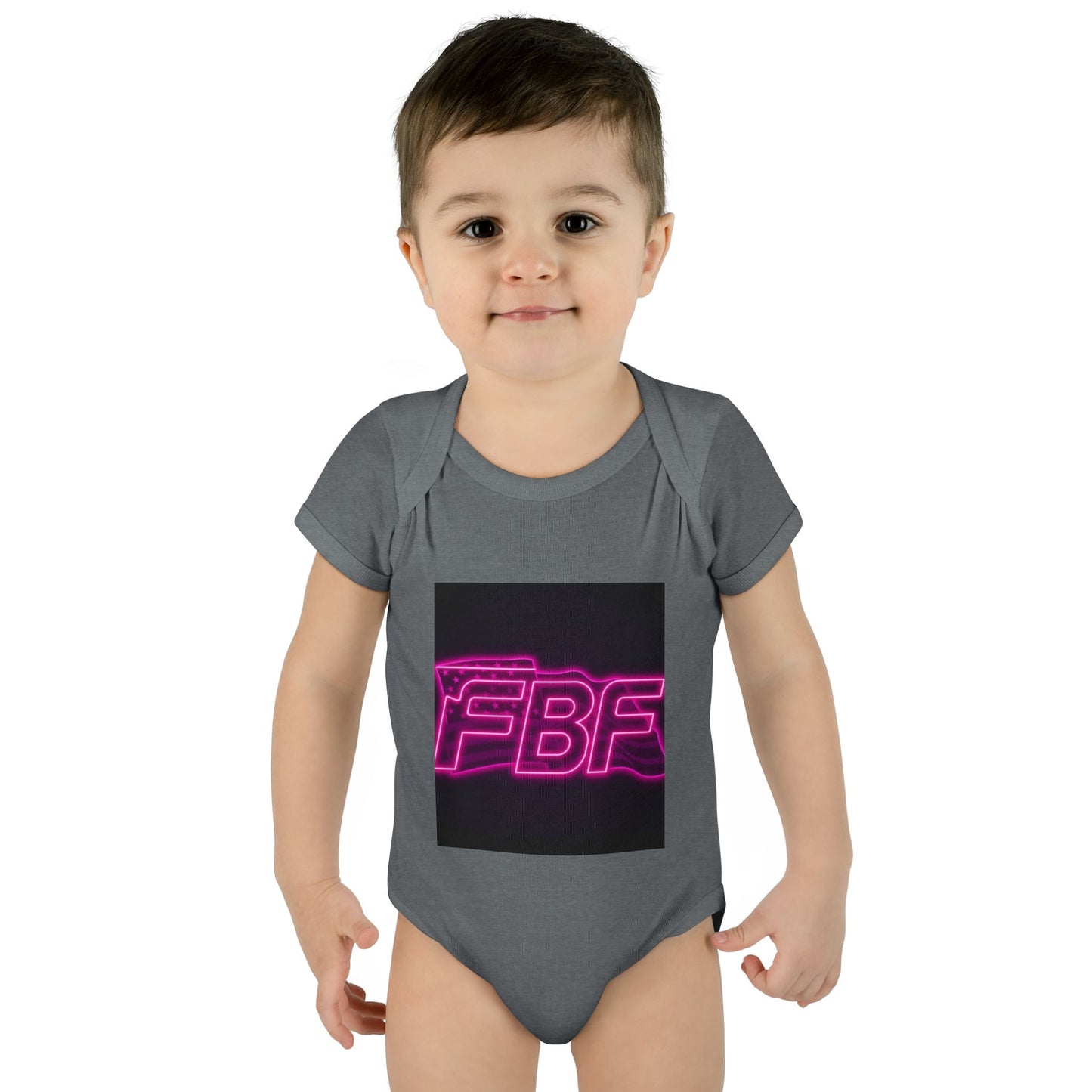 Neon Baby Bodysuit for Trendy Infants, Cool Graphic Onesie, Unique Baby Gift, Personalized Baby Outfit, Modern Infant Apparel