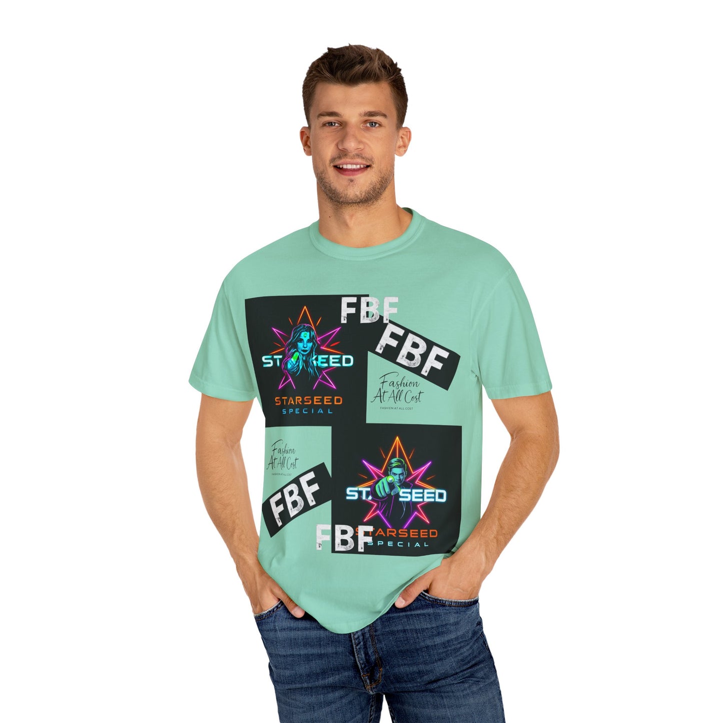 Garment-Dyed T-shirt, Trendy Graphic Tee, Casual Streetwear, Gift for Fashion Lovers, Unisex Style, Everyday Wear
