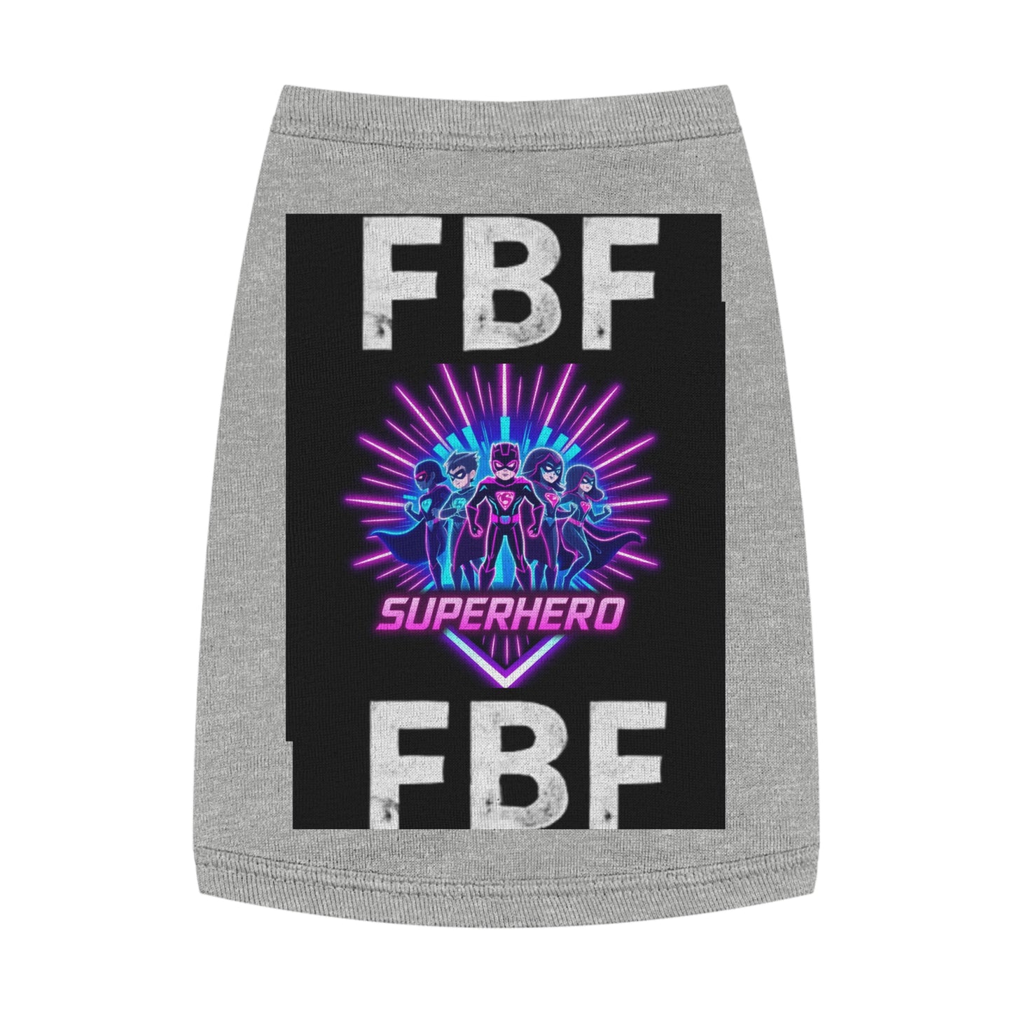 Superhero Pet Tank Top | Cute Dog Shirt, Pet Apparel for Comic Lovers, Gift for Pet Owners, Summer Wear, FBF Design