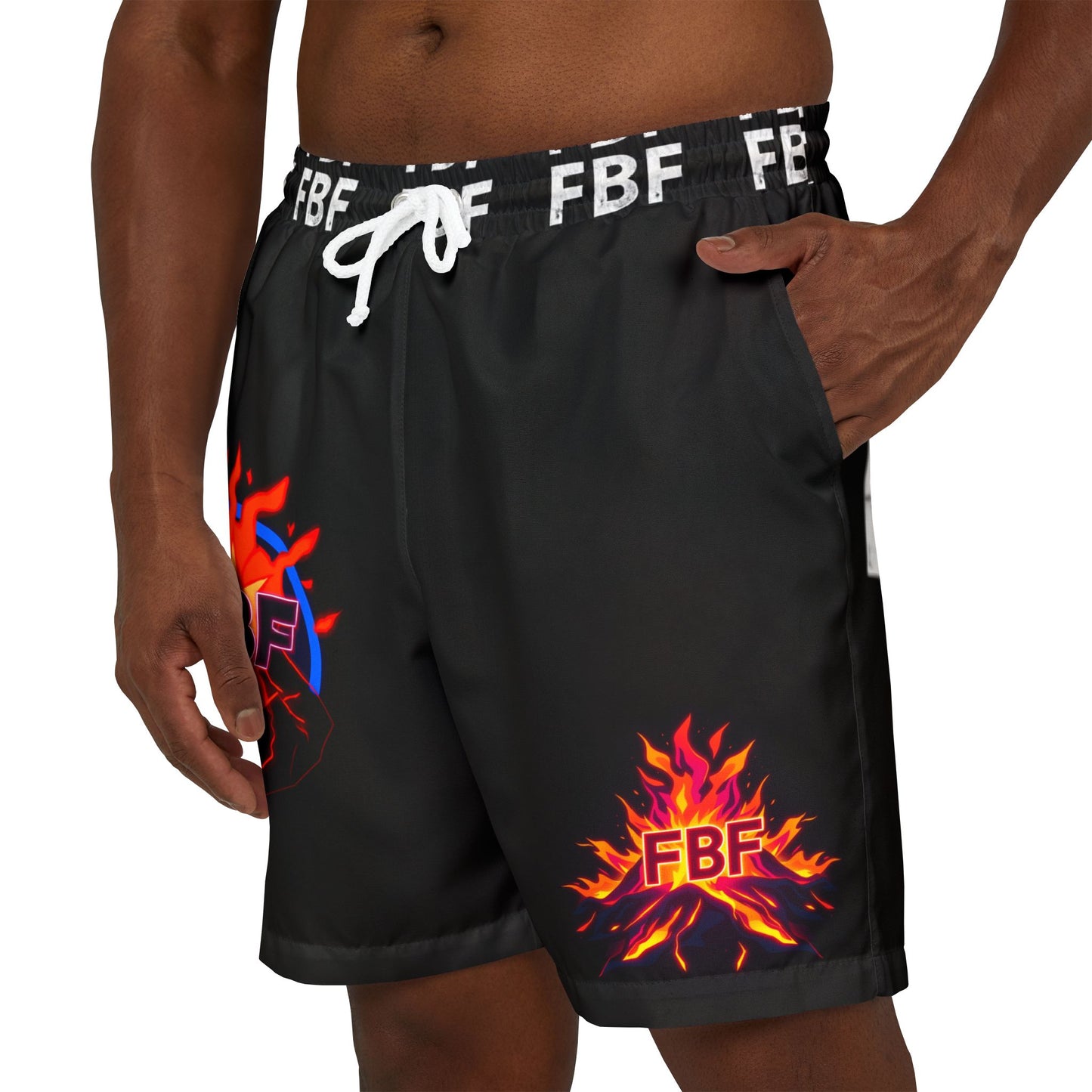 Vibrant Unisex Swim Shorts | Beachwear, Summer Vibes, Pool Party, Gift for Him/Her, Vacation Essentials