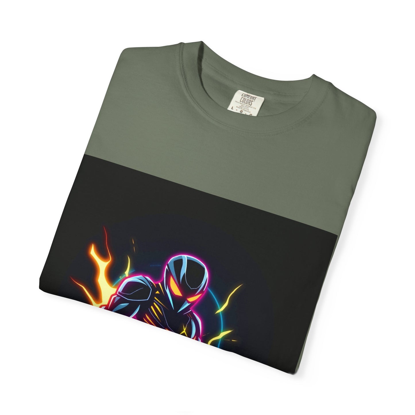 Vibrant Unisex Graphic T-Shirt, Cosmic Dreams Tee, Retro Neon Shirt, Stylish Casual Wear, Gift for Gamers & Dreamers