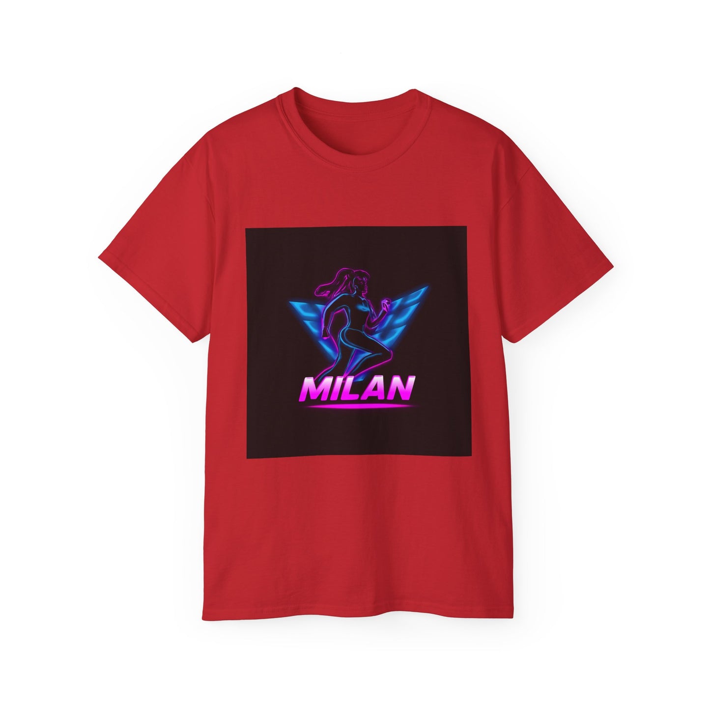 Milan Graphic Tee, Unisex Ultra Cotton T-Shirt, Retro Sportswear, Casual Streetwear, Birthday Gift, Unique Fashion Statement