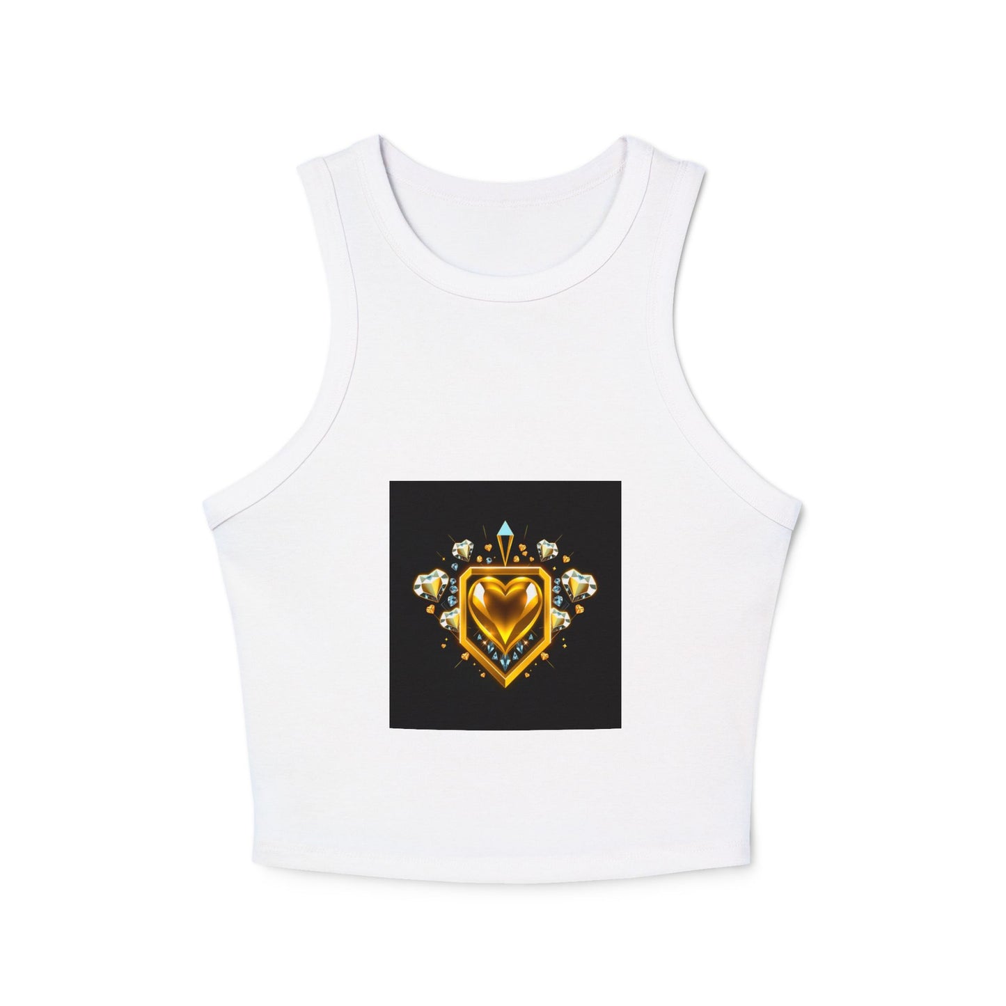 Heart Shield Women's Micro Rib Racer Tank Top