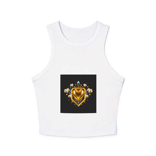 Heart Shield Women's Micro Rib Racer Tank Top