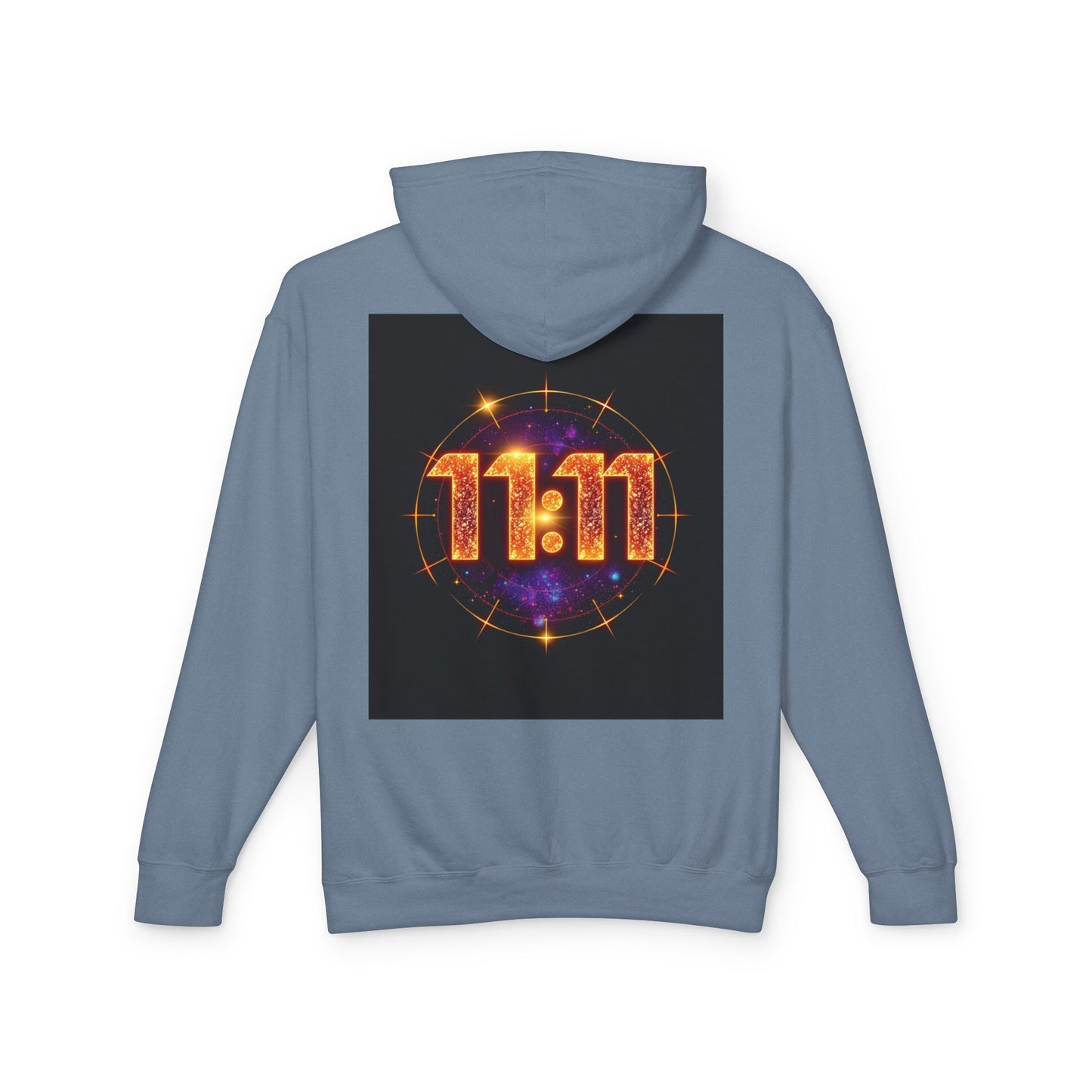 Glow-in-the-Dark Unisex Hoodie - Perfect for Magical Moments, Meditation, Gift for Dreamers, 11:11 Celebration, Trendy Fall Fashion