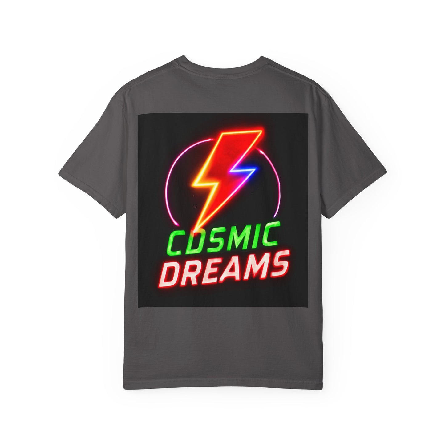 Vibrant Unisex Graphic T-Shirt, Cosmic Dreams Tee, Retro Neon Shirt, Stylish Casual Wear, Gift for Gamers & Dreamers