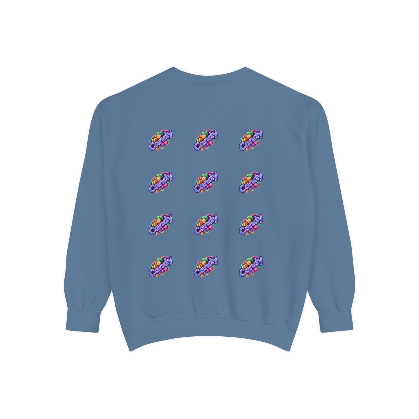 Candy-Themed Unisex Garment-Dyed Sweatshirt - Nostalgic Apparel for Sweet Lovers, Cozy Casual Wear, Gift for Candy Lovers, Colorful [...]