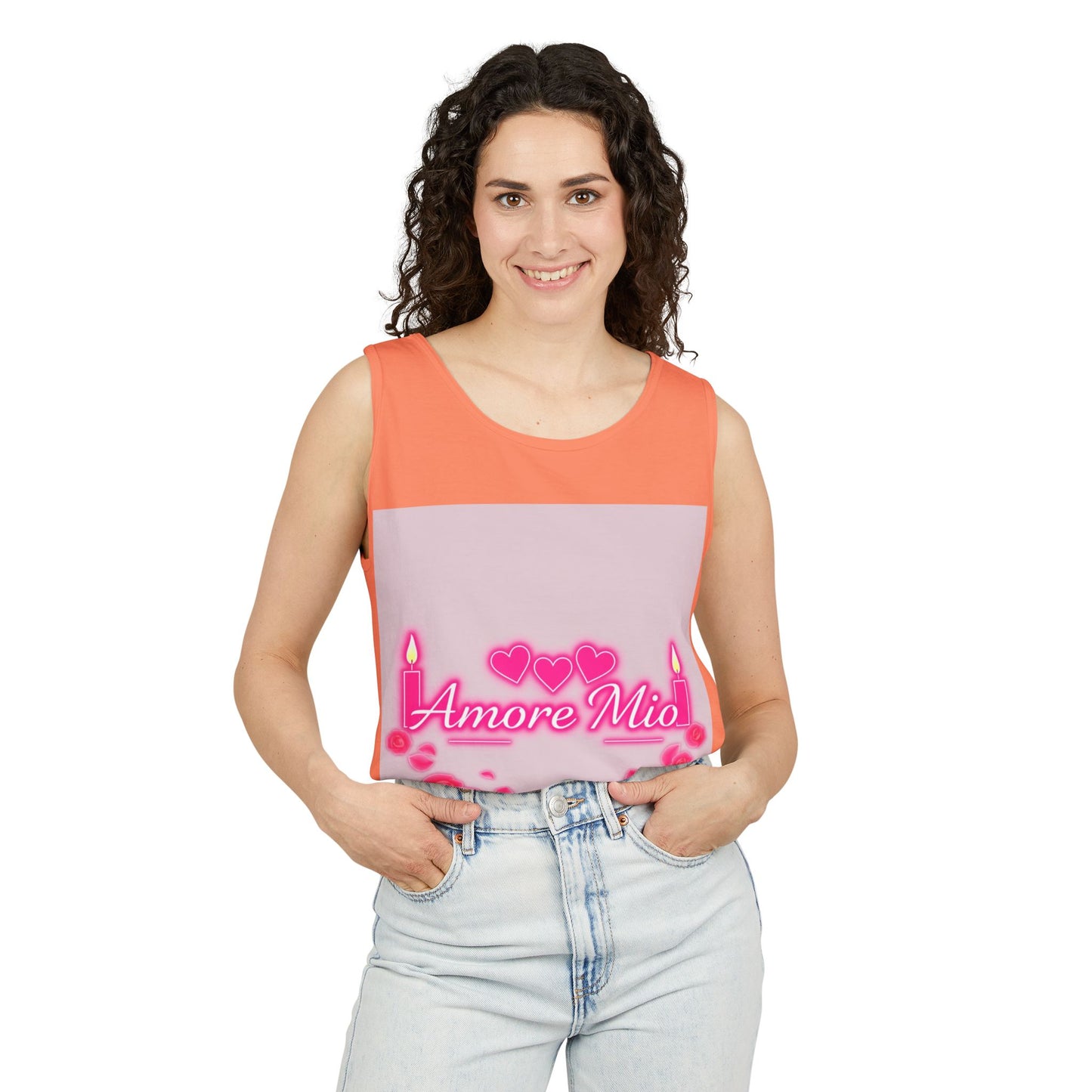 Unisex Graphic Tank Top, Cute Casual Summer Wear, Perfect for Gifts, Self-Love Celebration, Festive & Fun, Daily Comfort