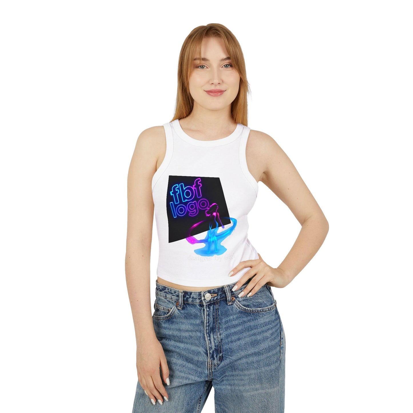 Women's Micro Rib Racer Tank Top