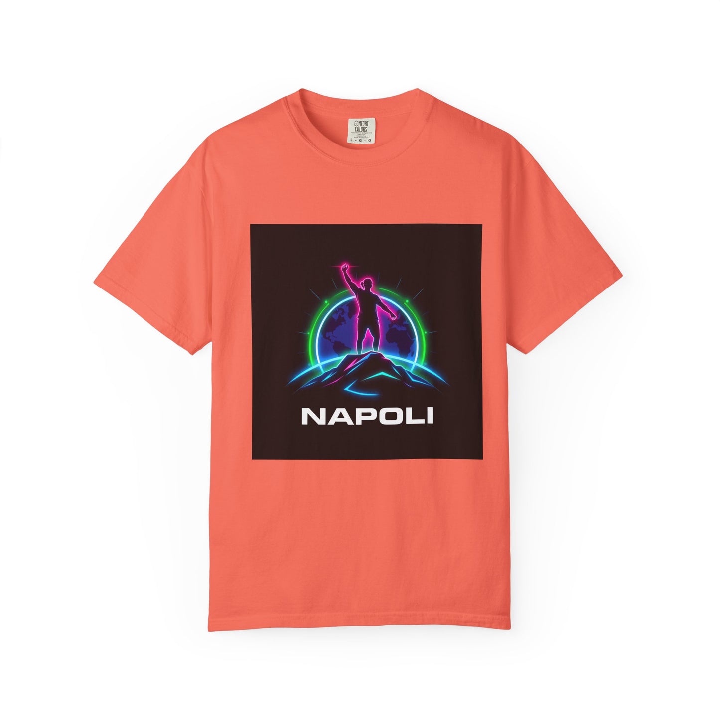Neon Napoli T-Shirt for Adventurers, Retro Graphic Tee, Perfect for Travelers, Gifts for Him/Her, Cool Streetwear, Casual Outfit