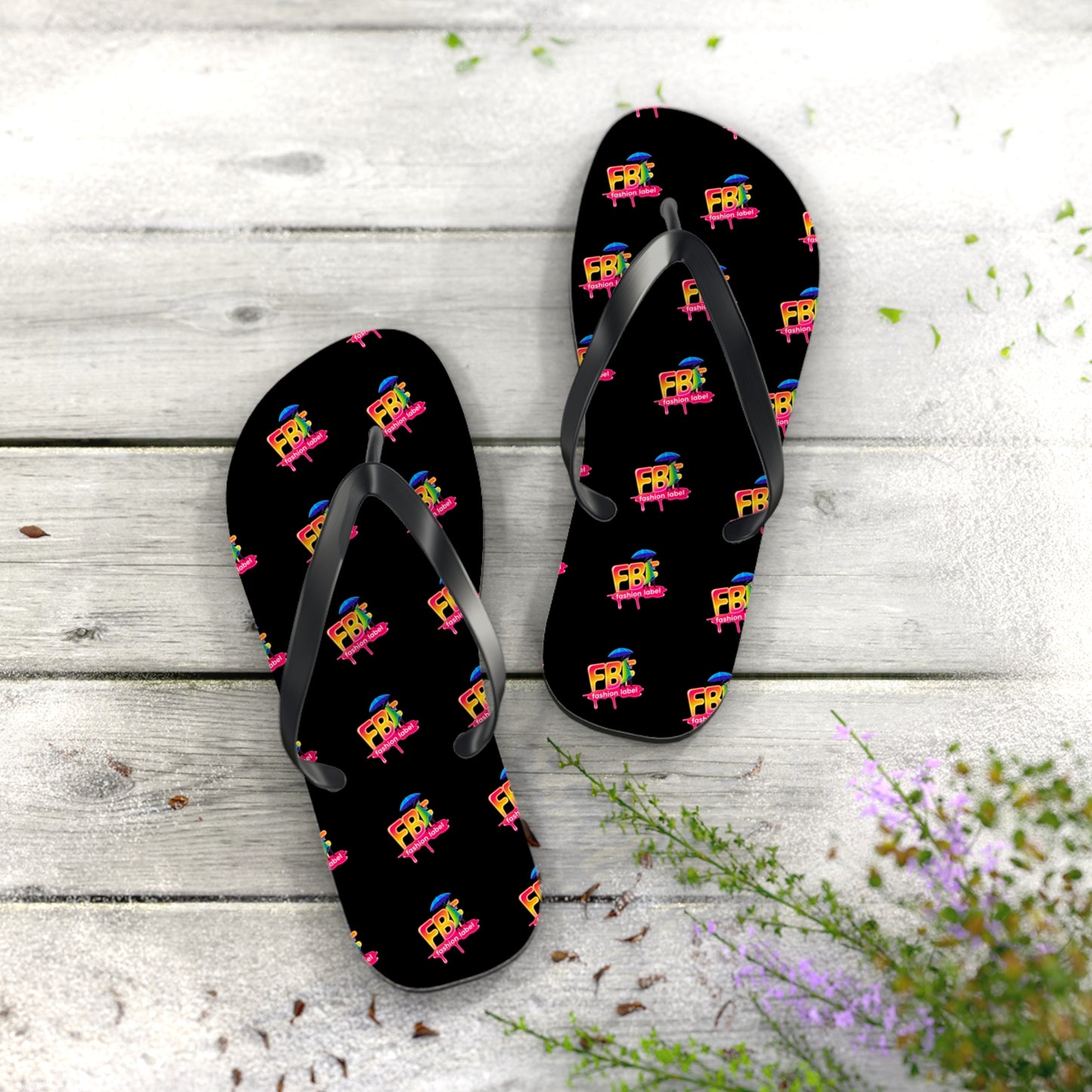 Colorful Fun Flip Flops for Beach Days, Summer Outfits, Pool Parties, Vacation, Gift for Her