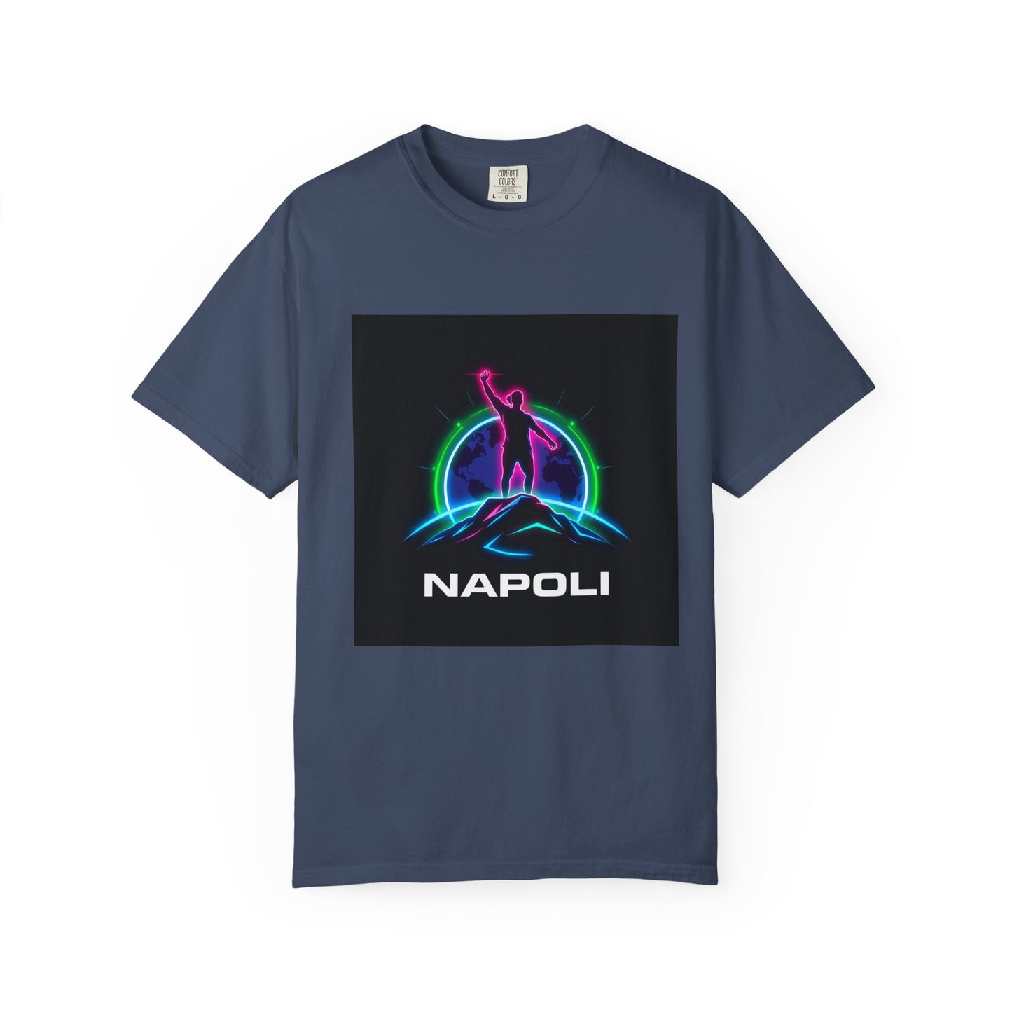 Neon Napoli T-Shirt for Adventurers, Retro Graphic Tee, Perfect for Travelers, Gifts for Him/Her, Cool Streetwear, Casual Outfit
