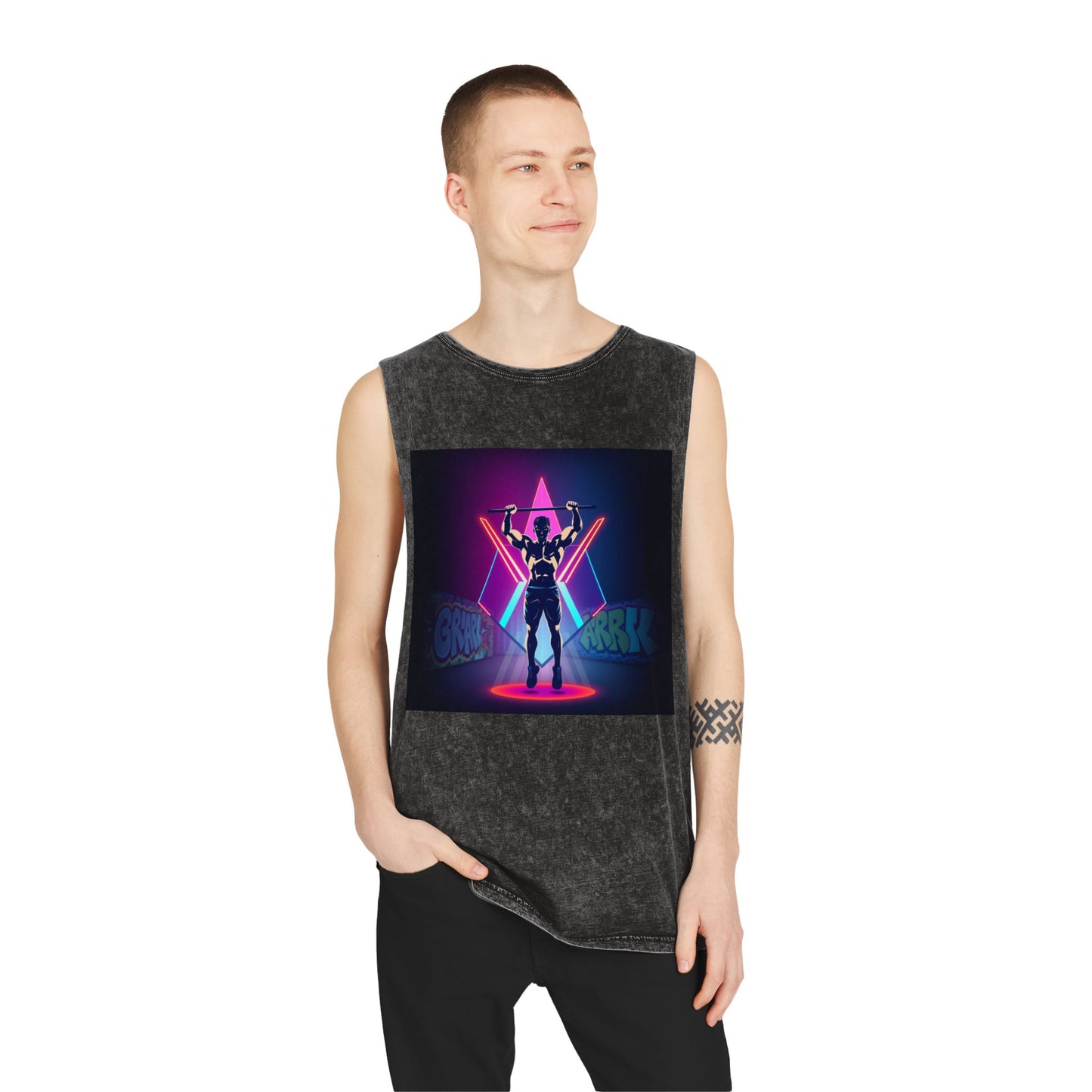 Unisex Stonewash Tank Top