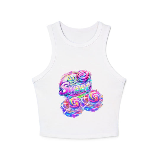 Women's Micro Rib Racer Tank Top