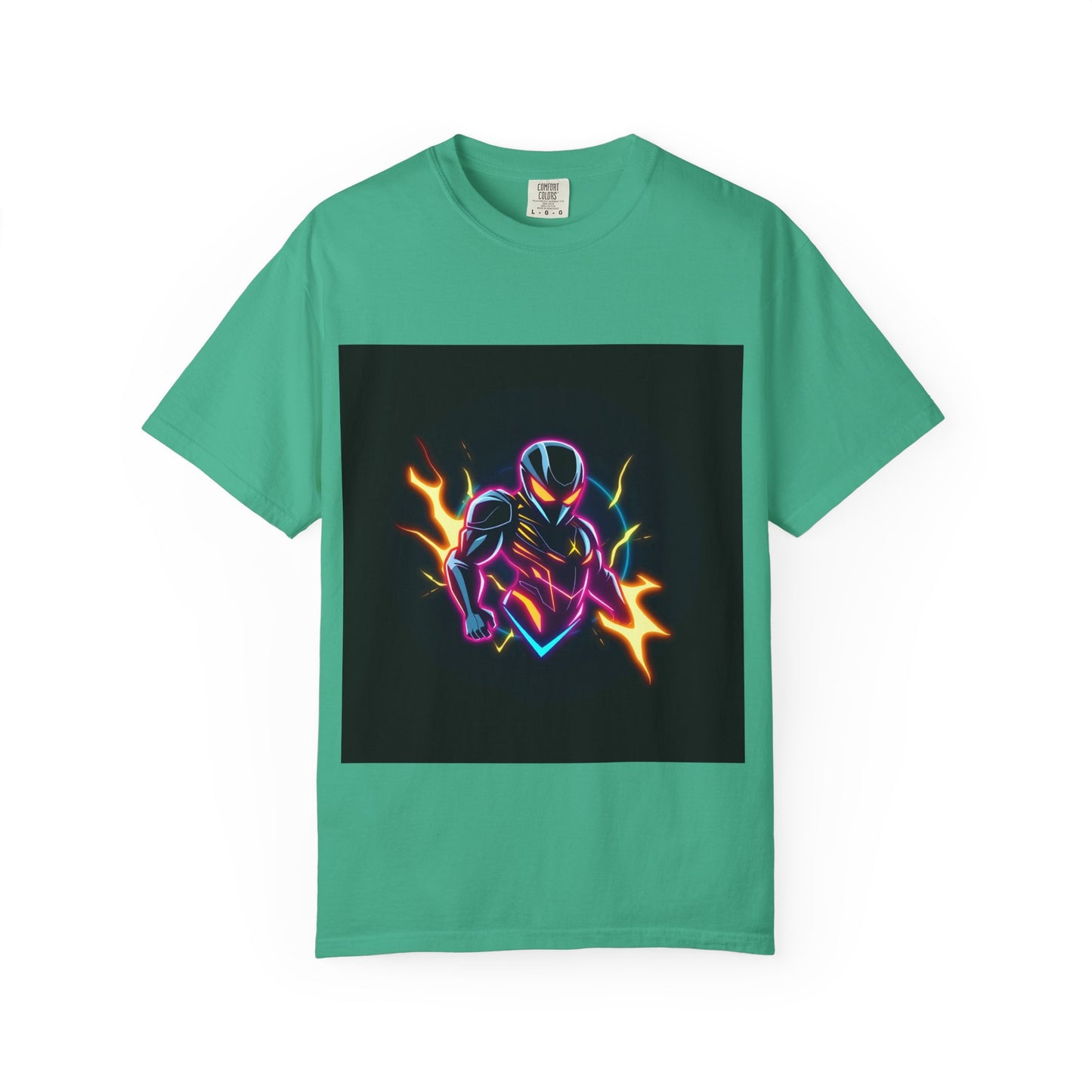 Vibrant Unisex Graphic T-Shirt, Cosmic Dreams Tee, Retro Neon Shirt, Stylish Casual Wear, Gift for Gamers & Dreamers